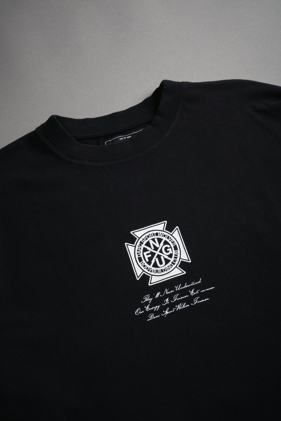 Her Energy "Premium" Oversized Tee in Black
