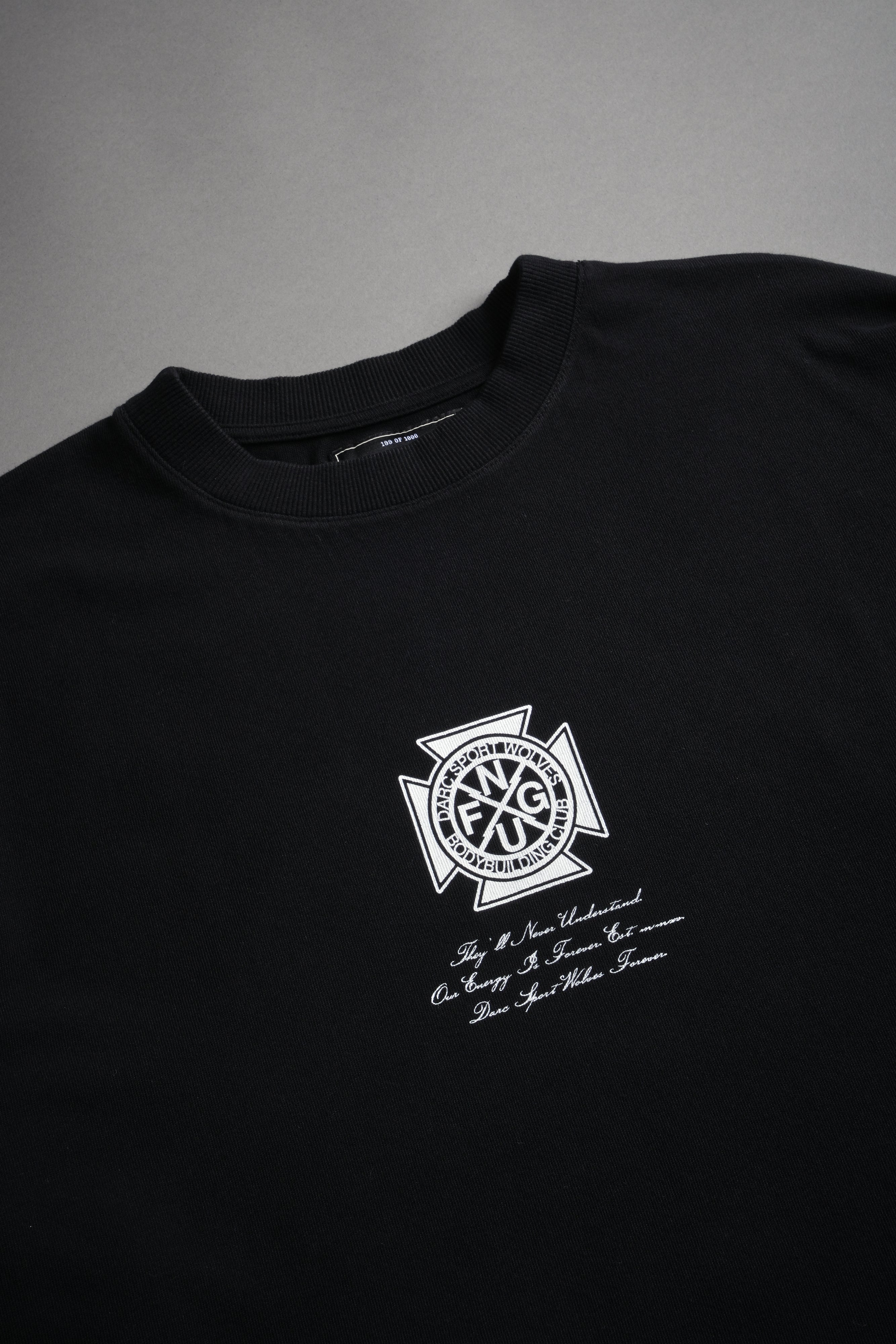 Her Energy "Premium" Oversized Tee in Black