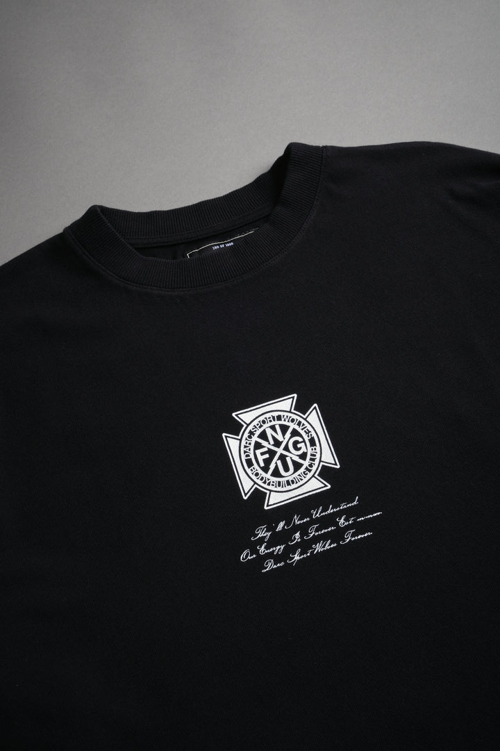 Her Energy "Premium" Oversized Tee in Black