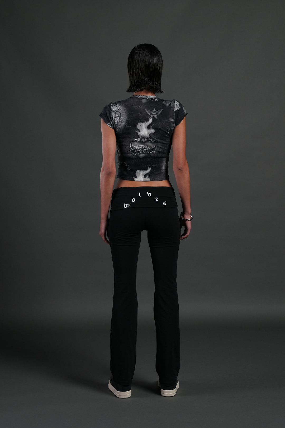 Sacred Path "Baby" Tee in Corazon de Oscuridad Tonal