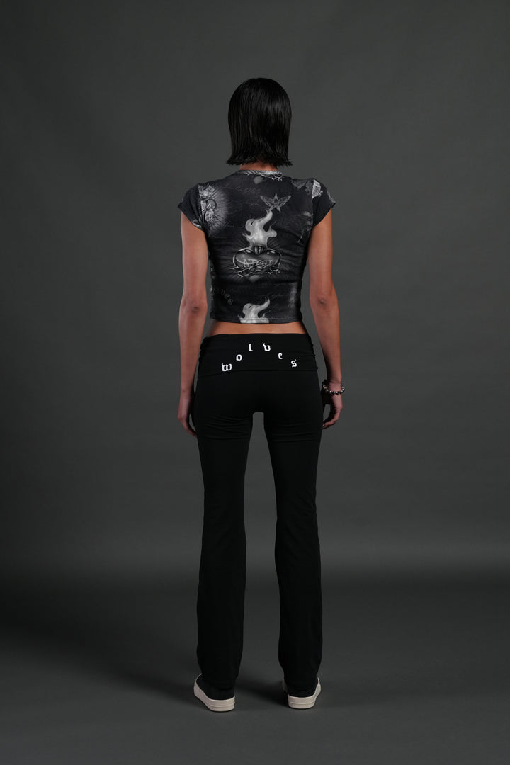 Sacred Path "Baby" Tee in Corazon de Oscuridad Tonal