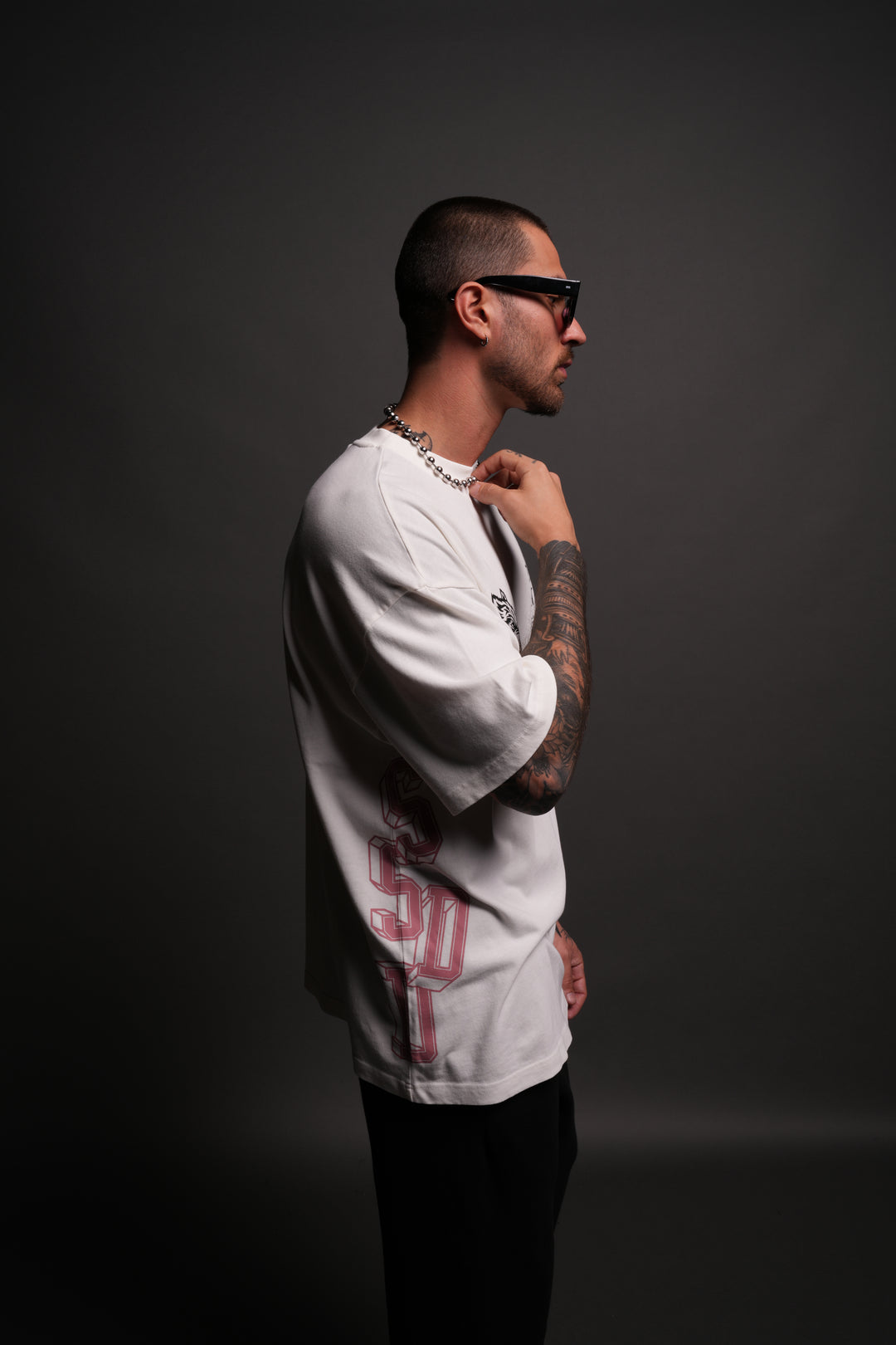 Unbroken "Premium" Oversized Tee in Cream