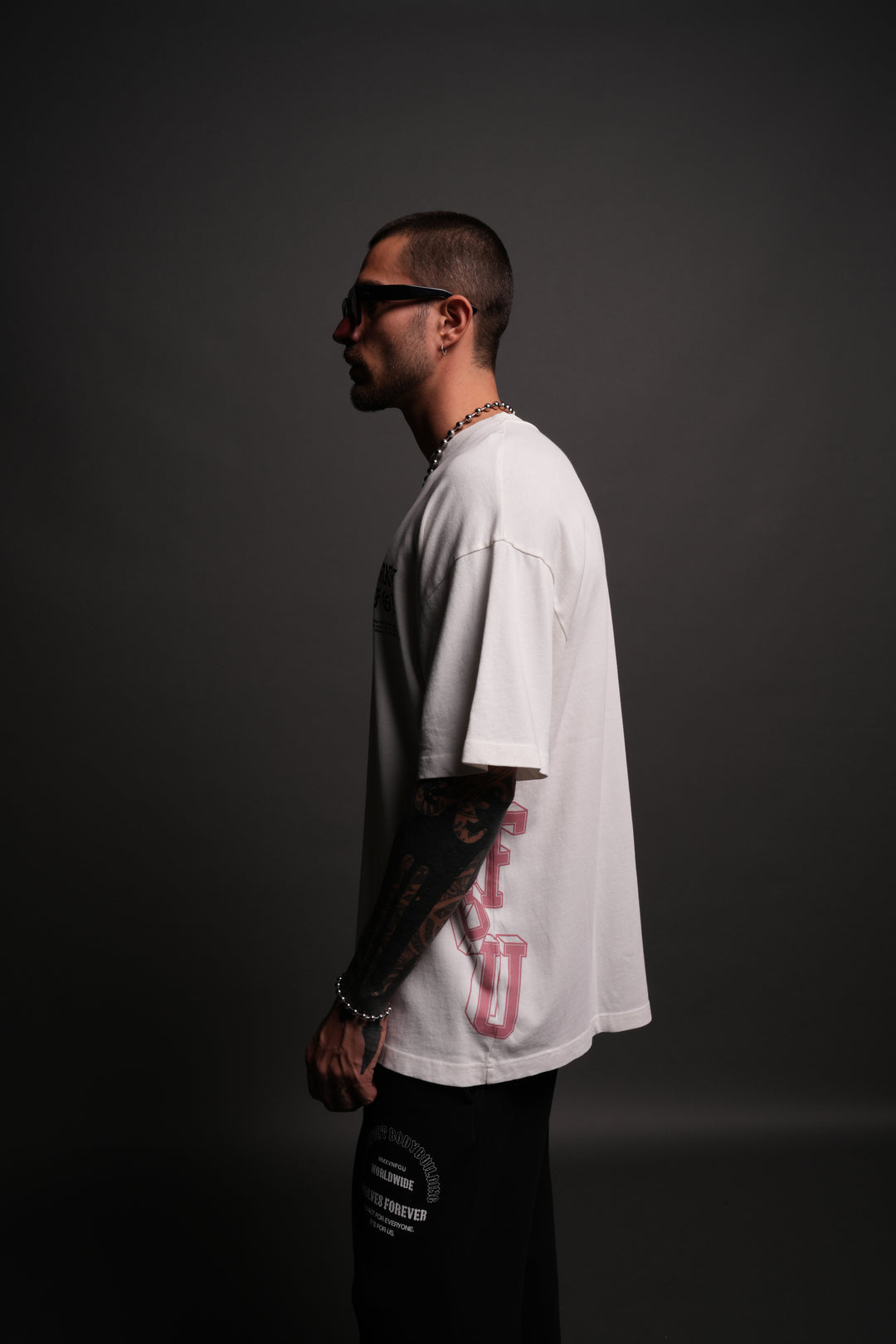 Unbroken "Premium" Oversized Tee in Cream