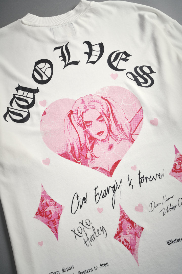 Her Energy "Premium" Oversized Tee in Cream
