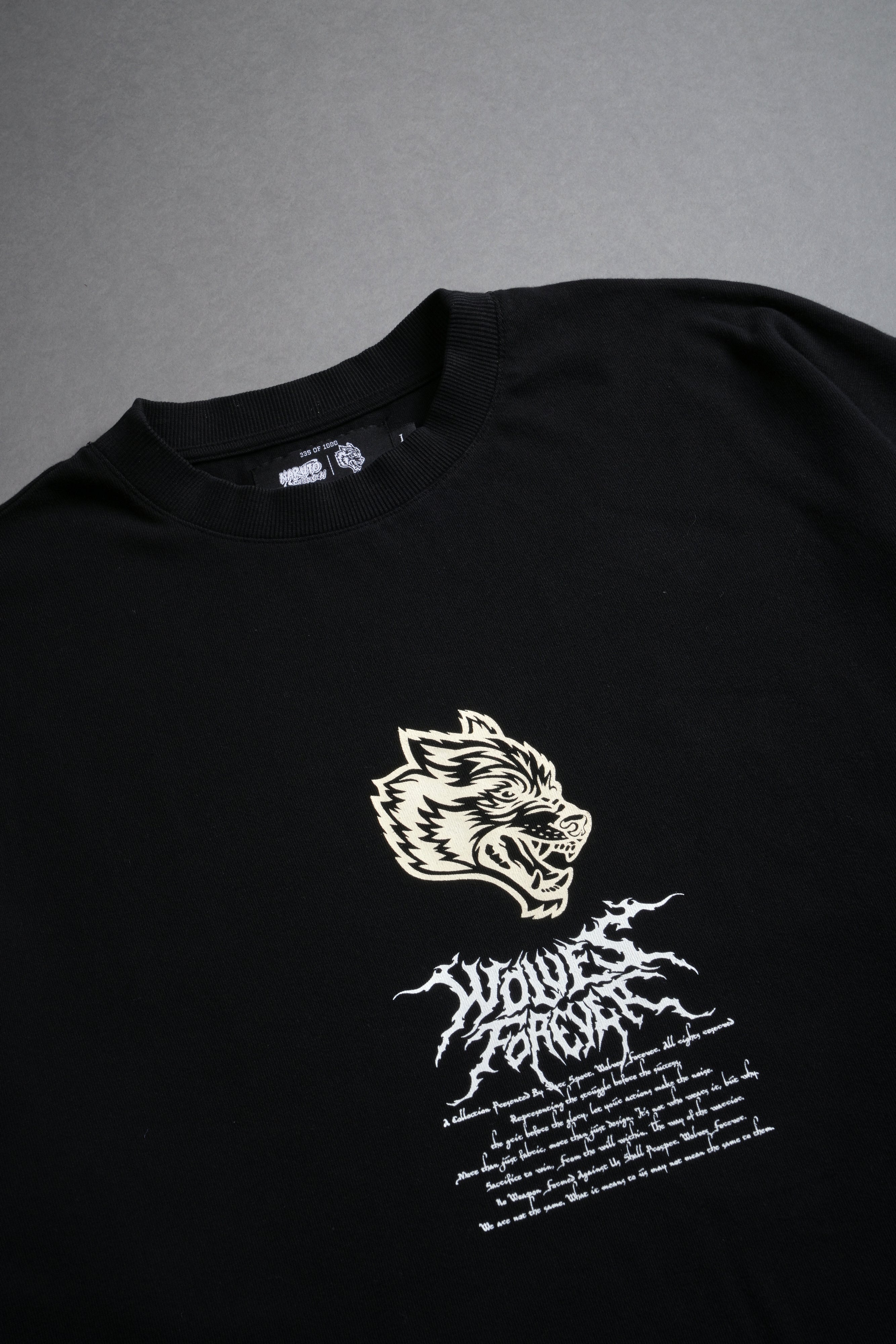 Under the Moon "Premium" Oversized Tee in Black