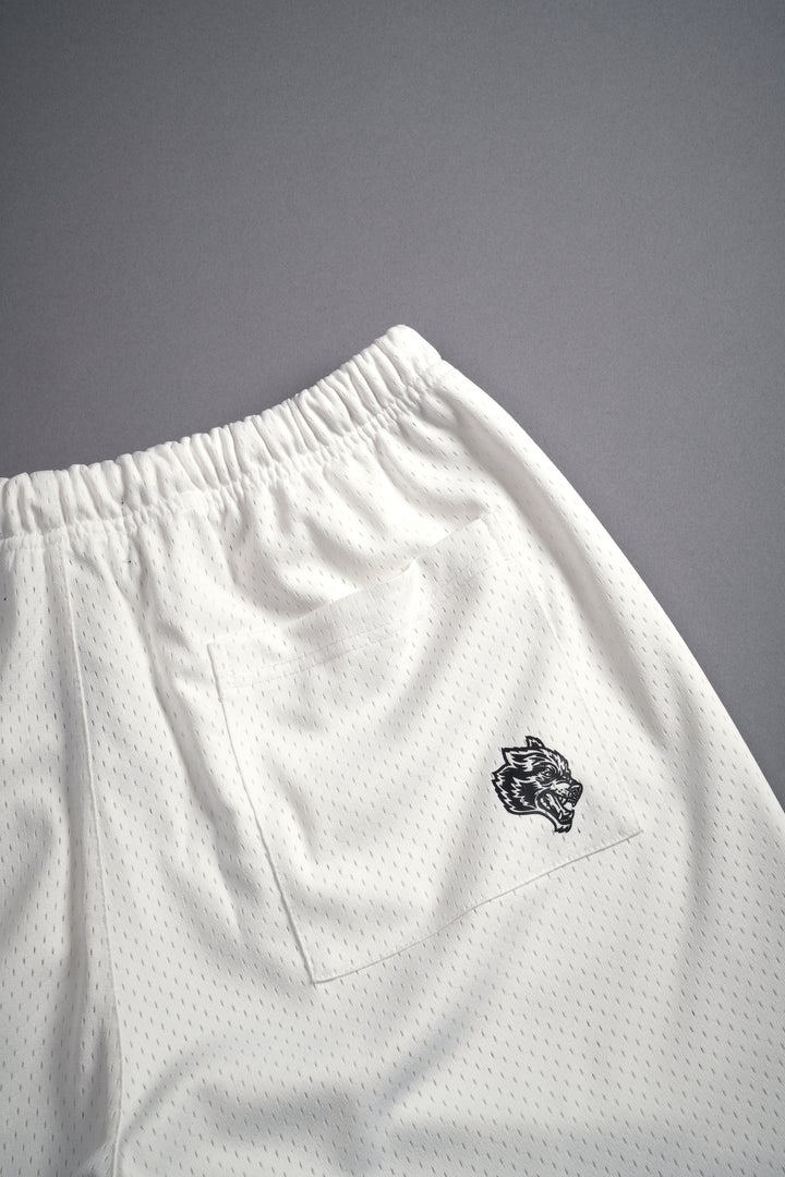 Guardian Cherub Mesh Shorts in Cream