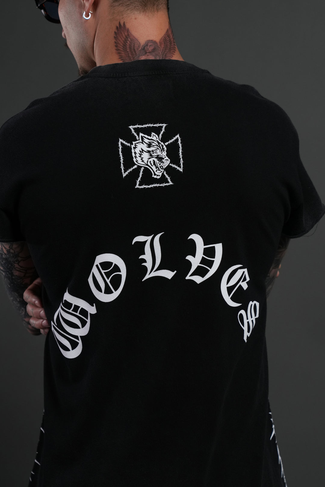 Ascend "Premium" Cap Sleeve Tee in Black