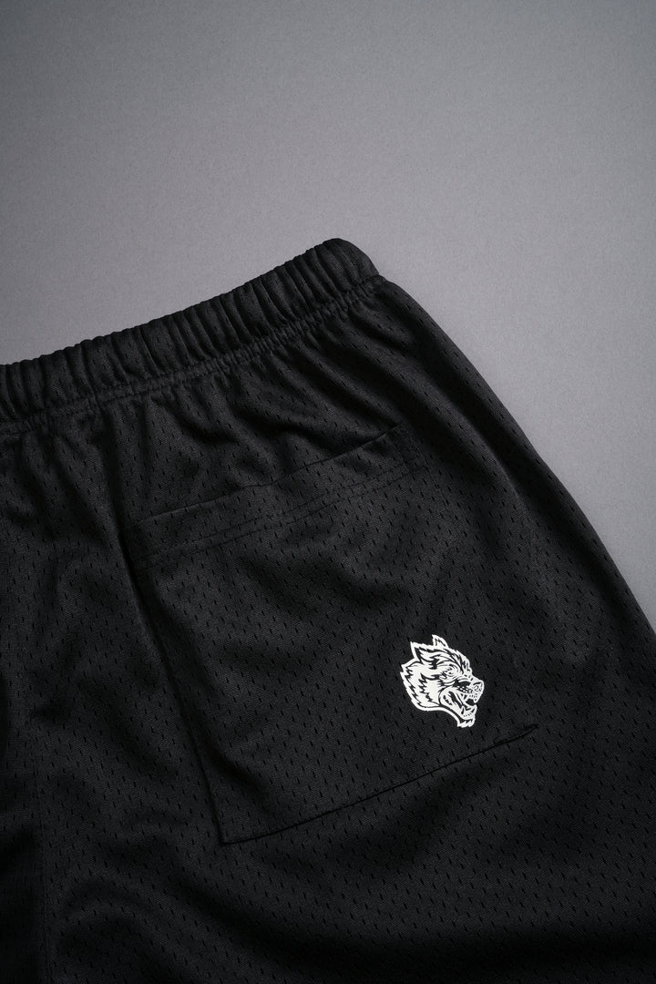 Guardian Cherub Mesh Shorts in Black