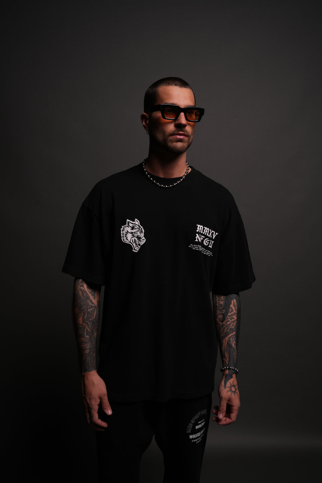 Unbroken "Premium" Oversized Tee in Black