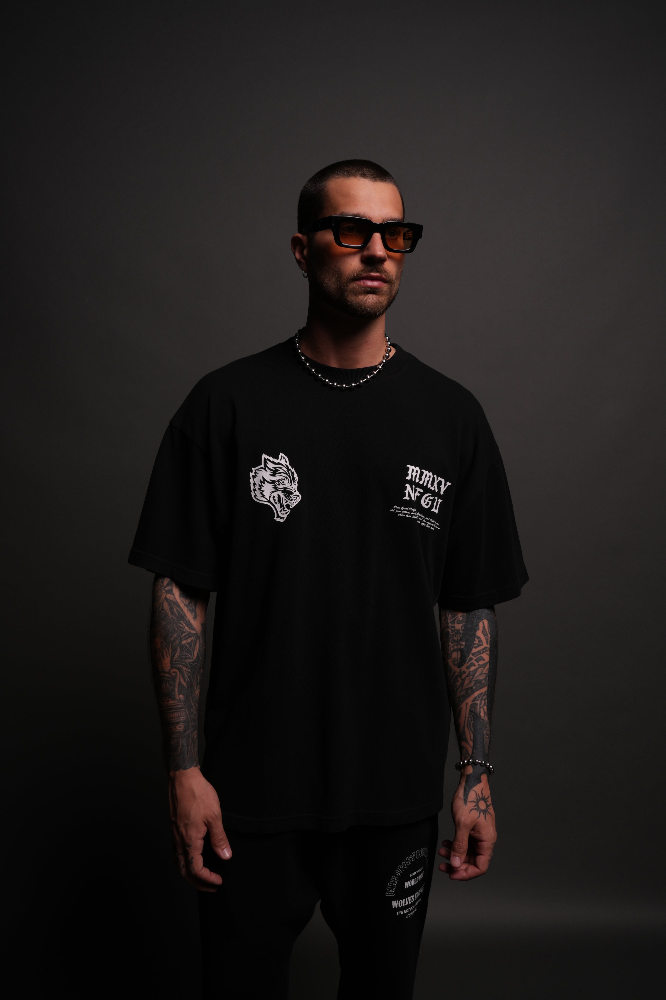 Unbroken "Premium" Oversized Tee in Black