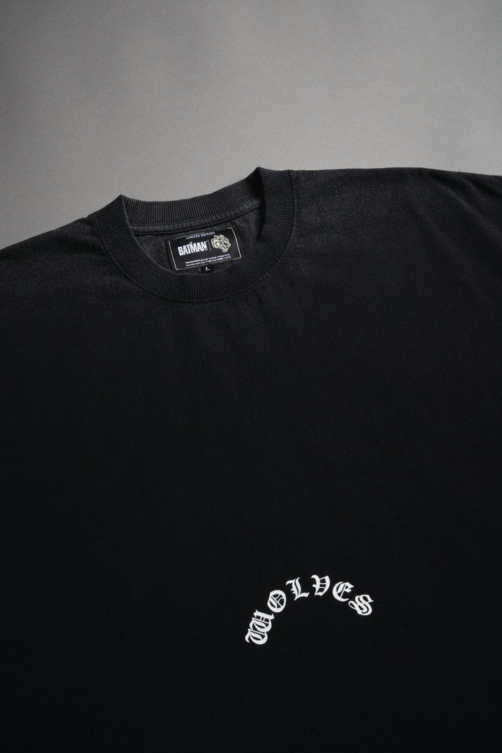 The Batman Forever Grunge Cut-Off Tee in Black