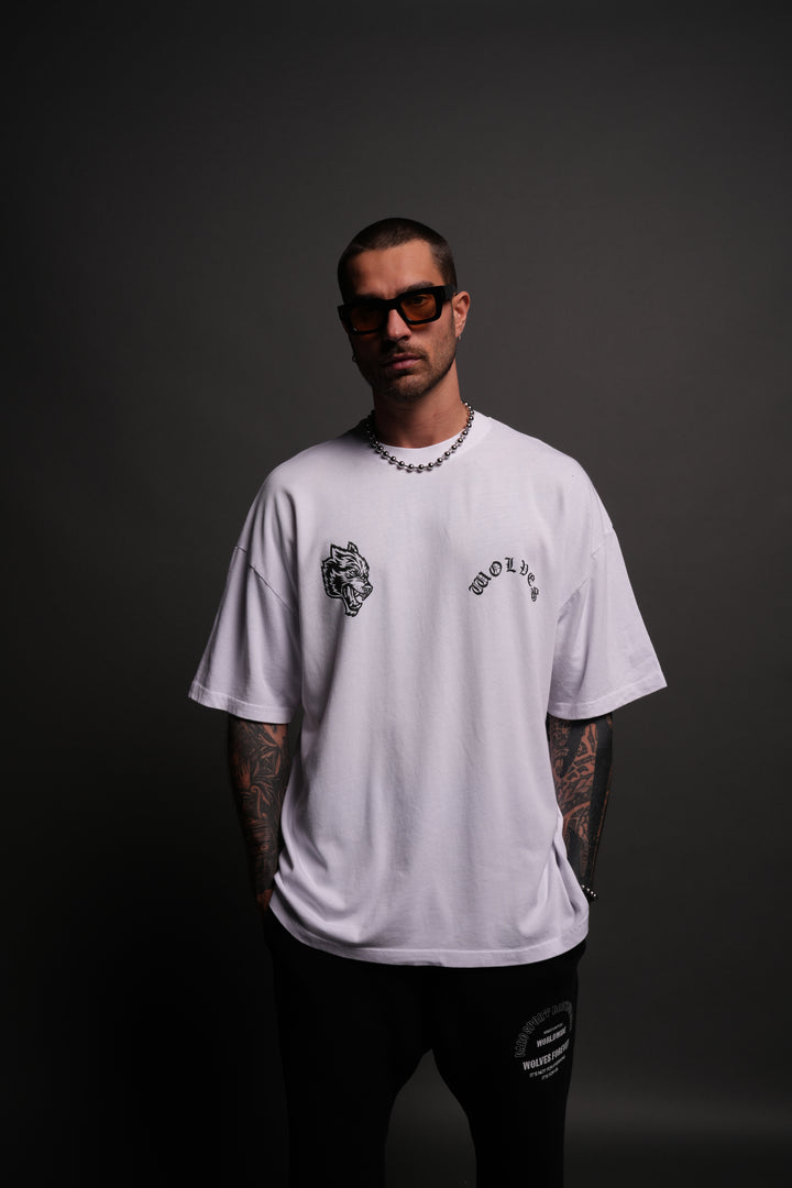 With Credence V3 "Premium" Oversized Tee in White