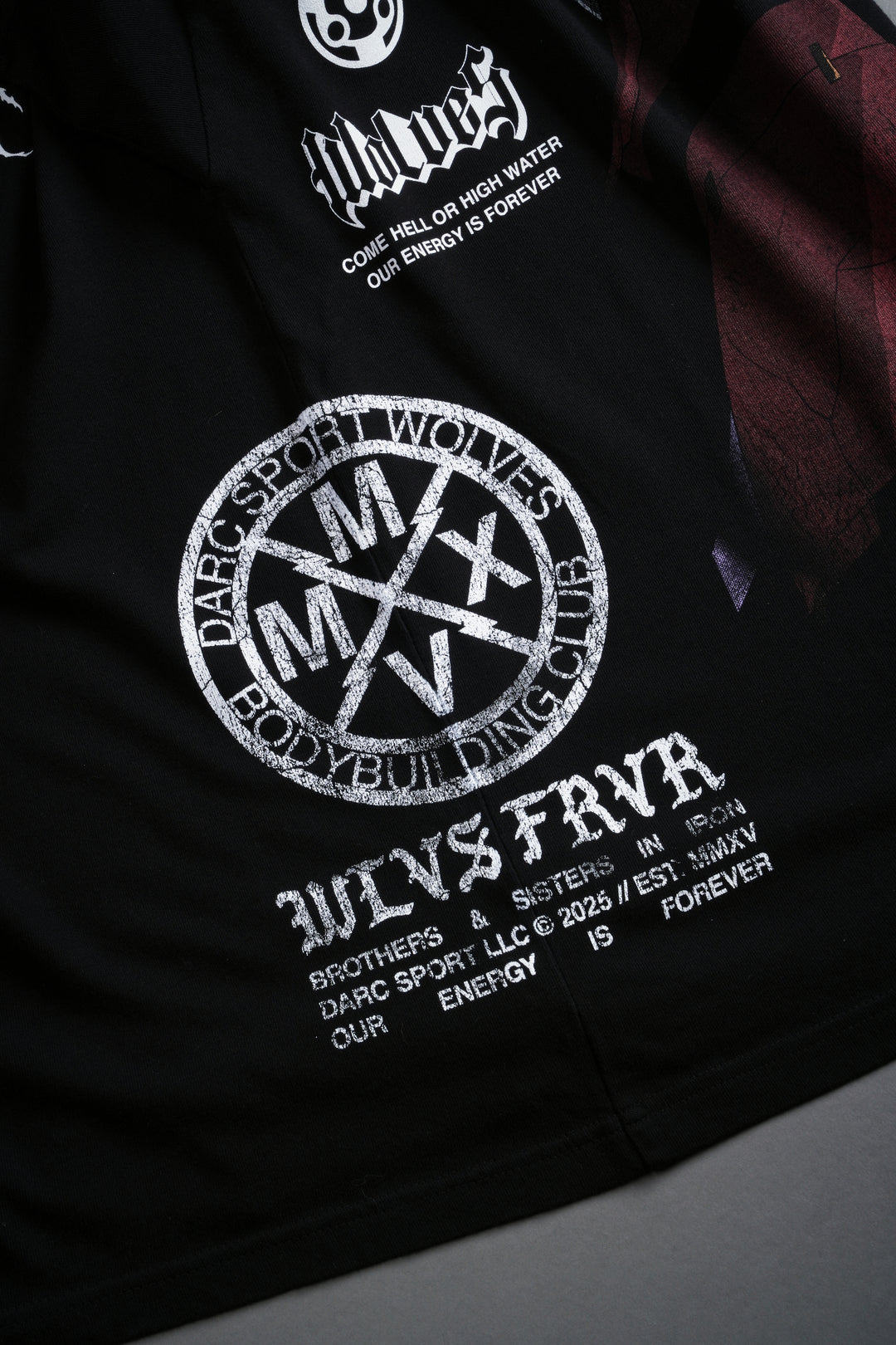 Madara Uchiha "Side By Side" Series Premium Tee in Black