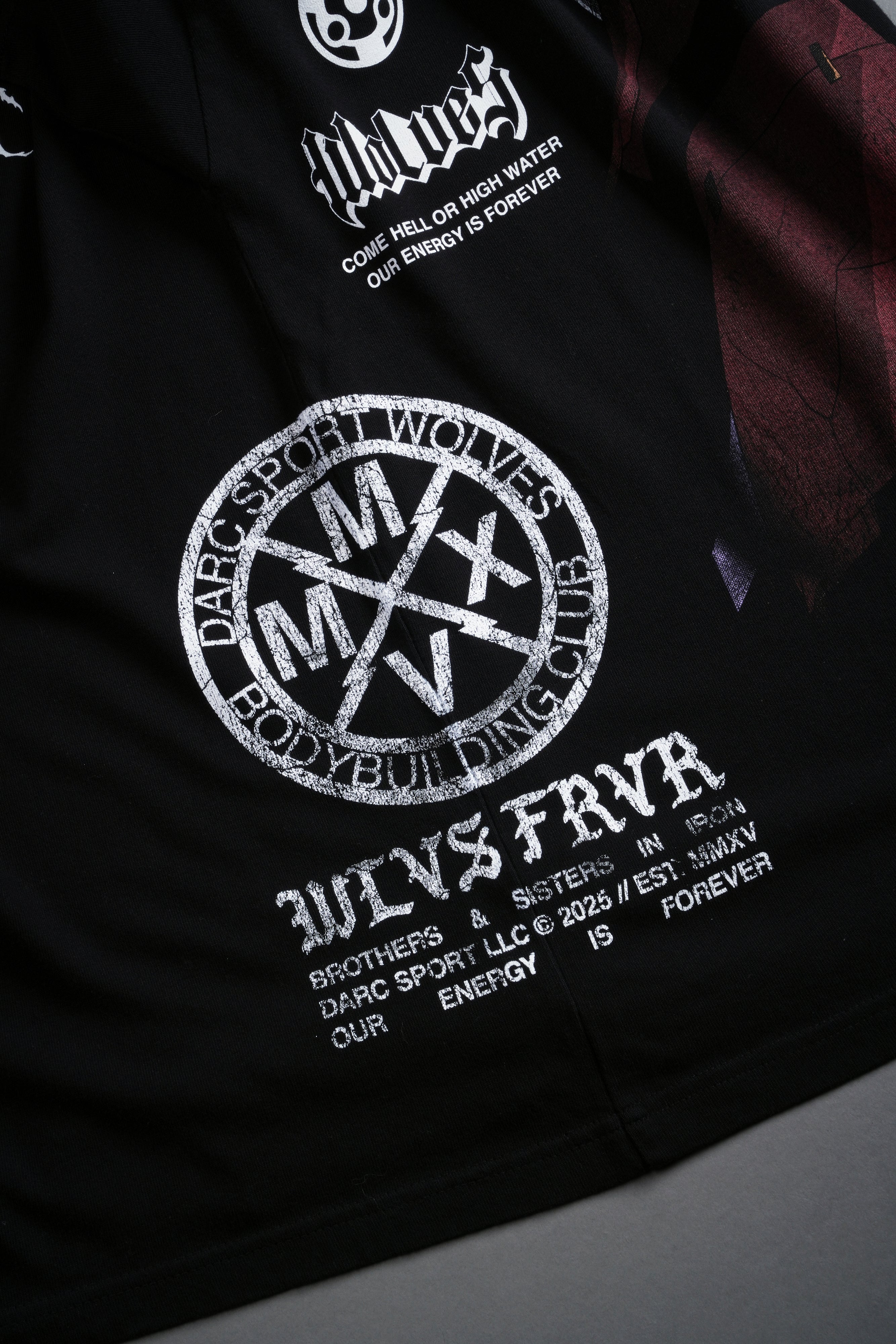 Madara Uchiha "Side By Side" Series Premium Tee in Black