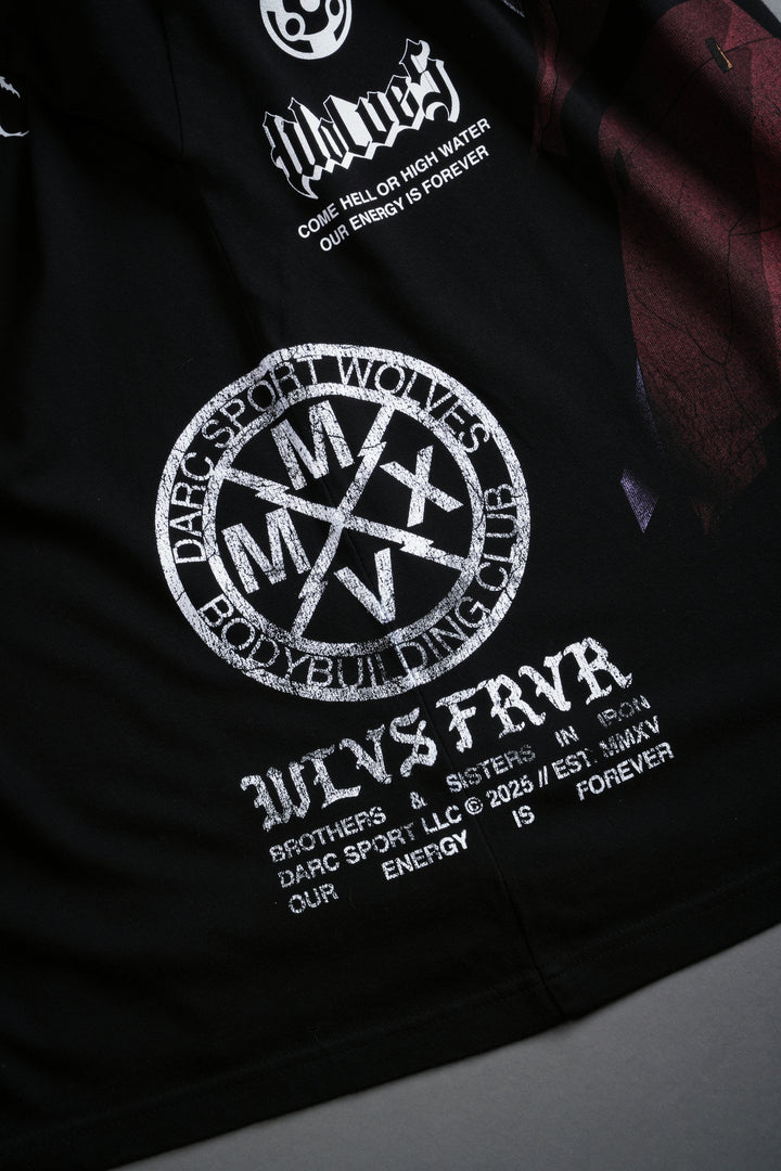 Madara Uchiha "Side By Side" Series Premium Tee in Black
