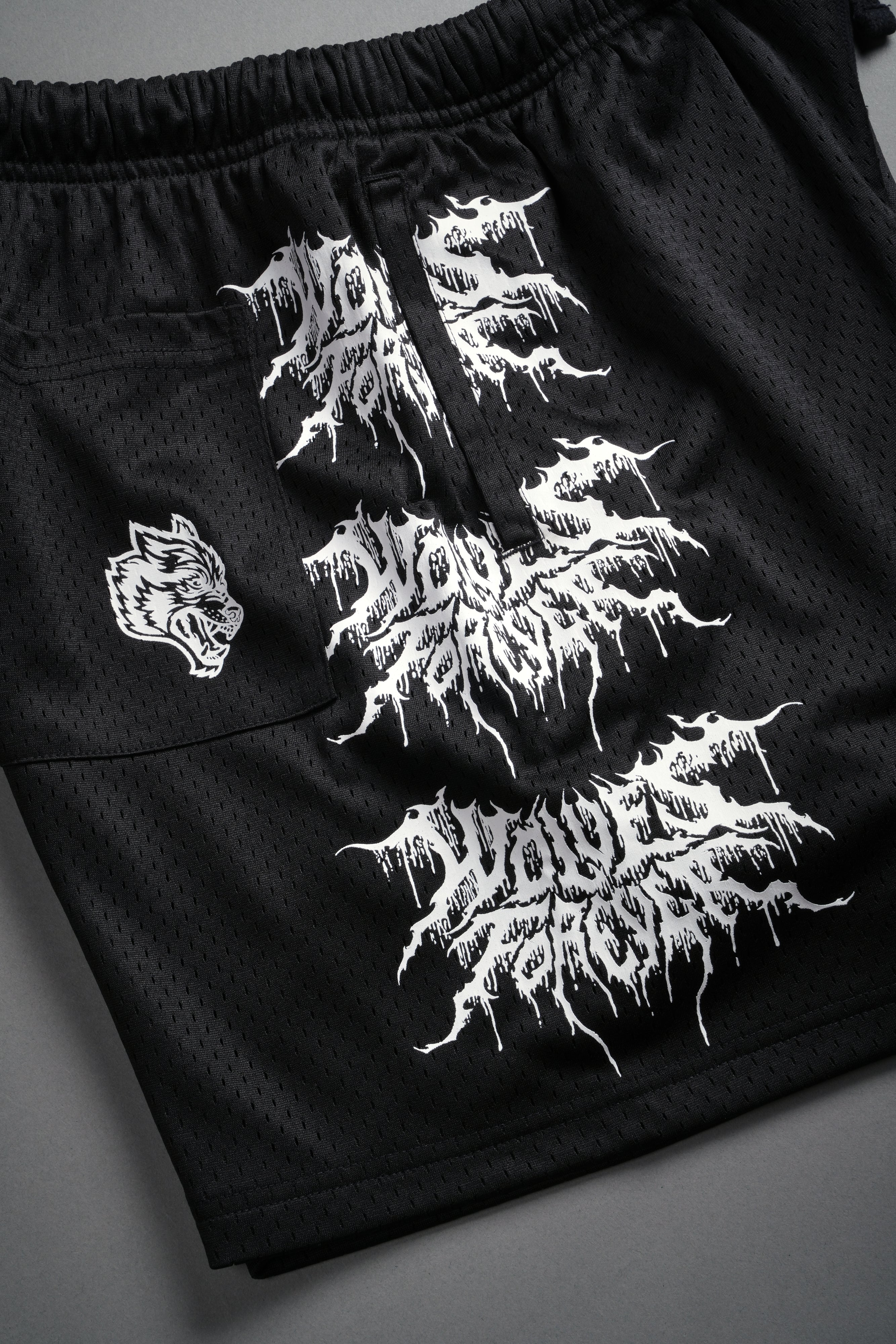 Shadow Mesh Shorts in Black