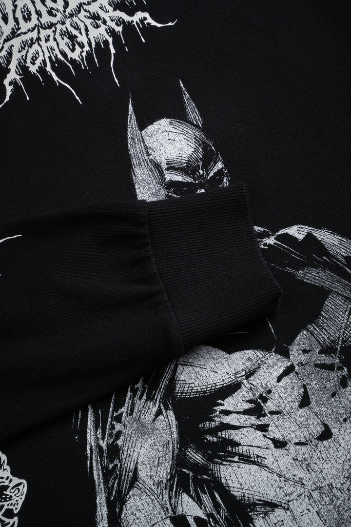 Where Shadows Begin "Premium" L/S Tee in Black