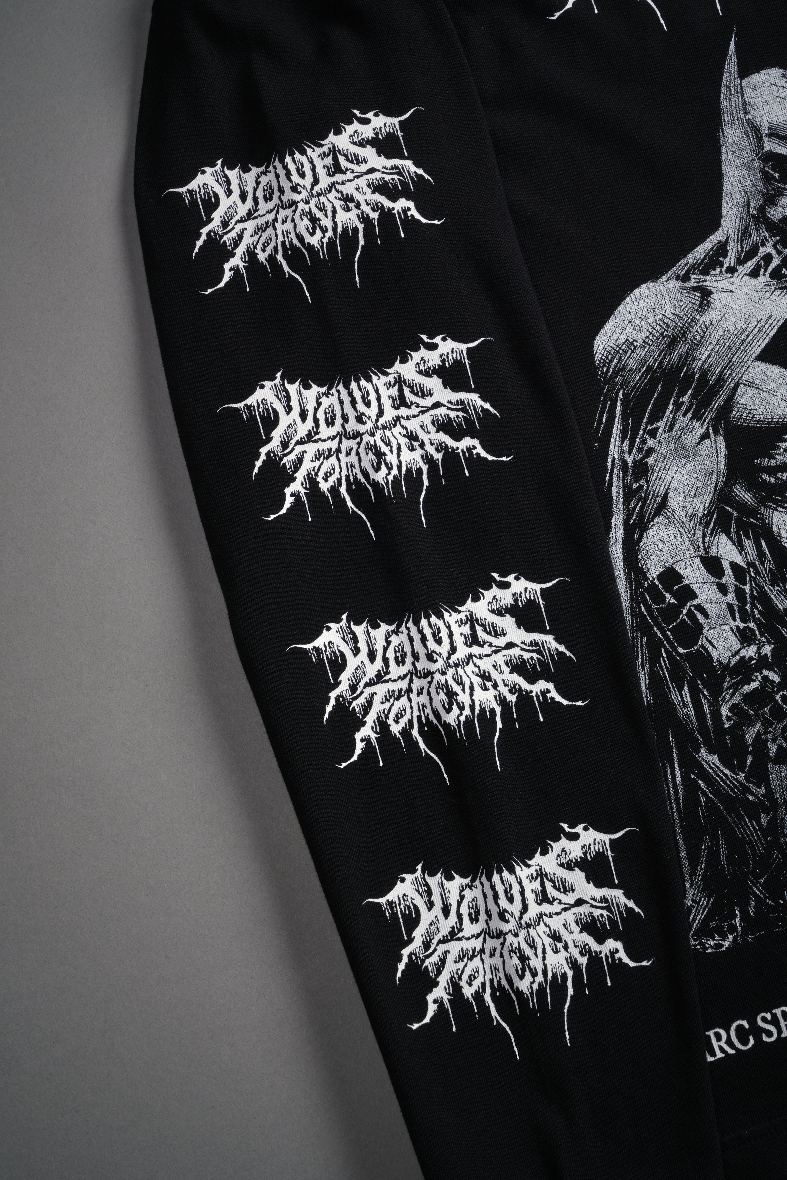 Where Shadows Begin "Premium" L/S Tee in Black