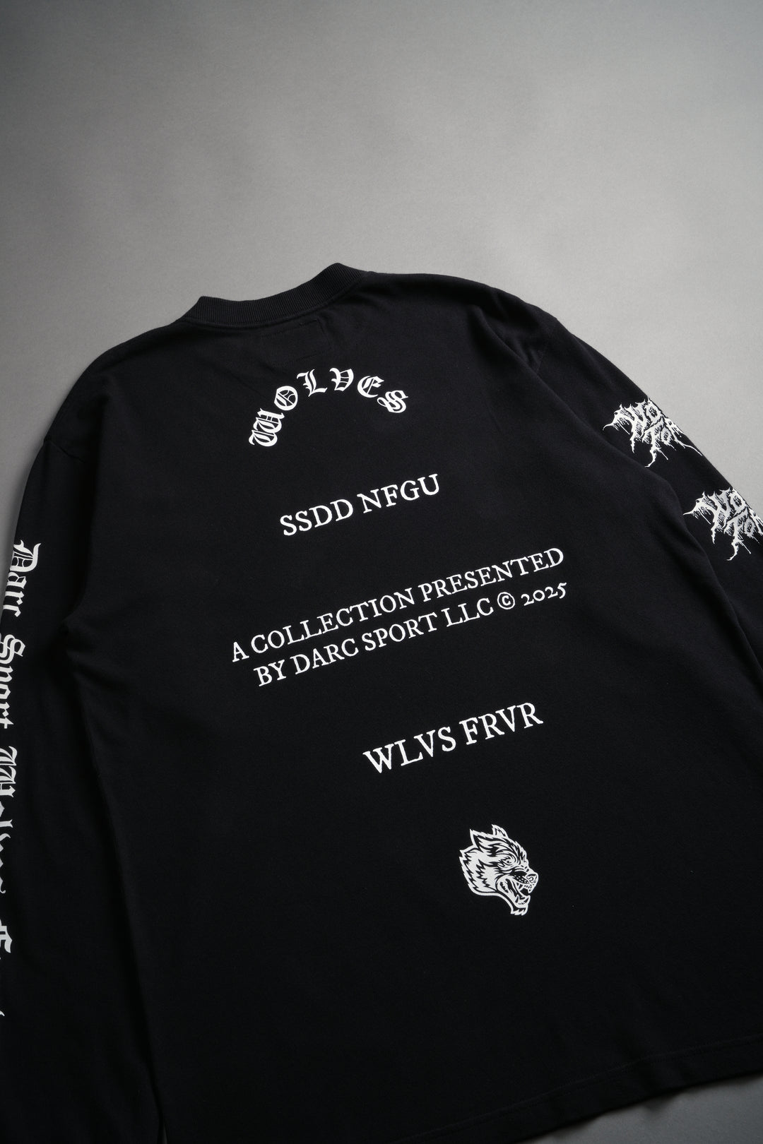 Where Shadows Begin "Premium" L/S Tee in Black