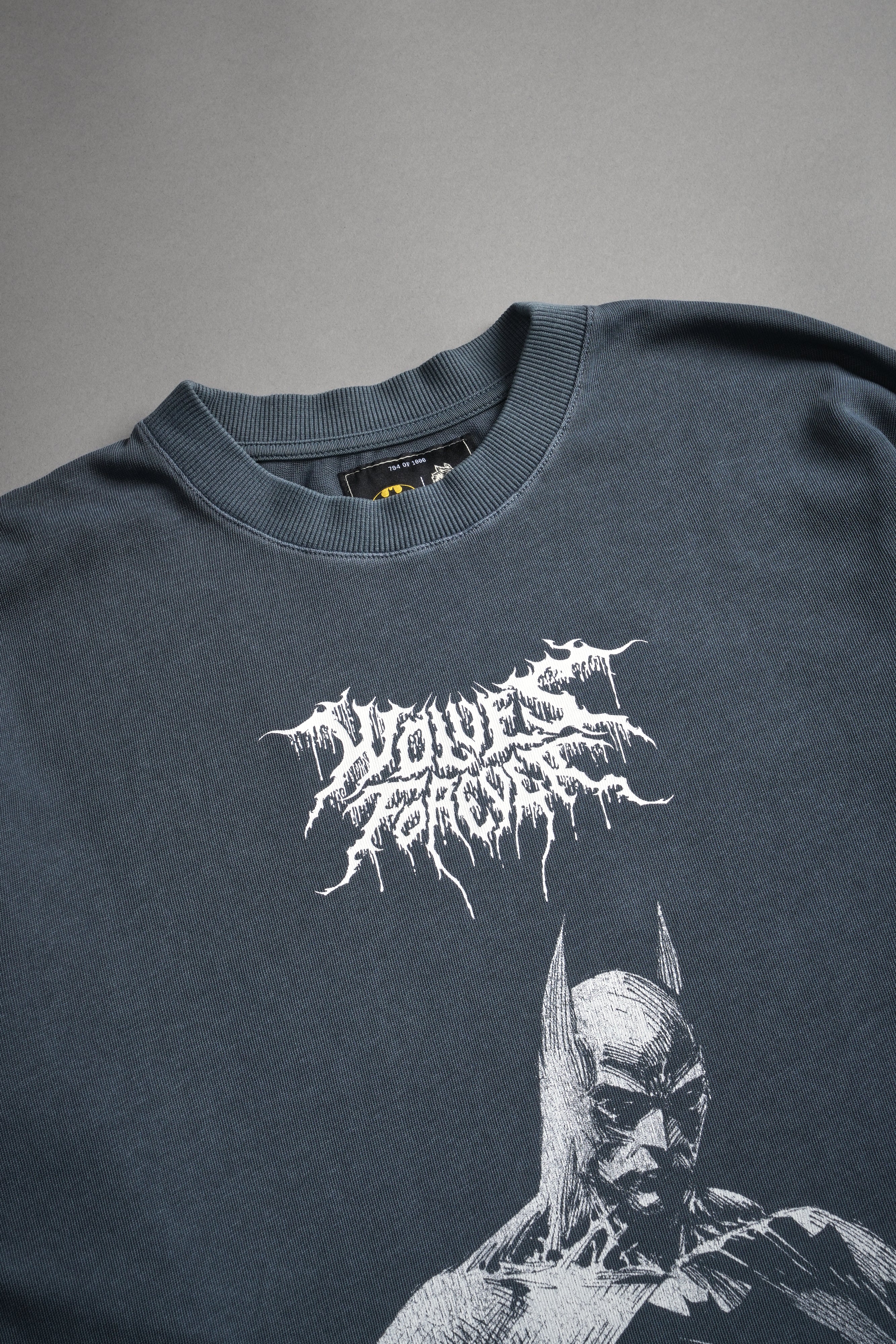 Where Shadows Begin "Premium" L/S Tee in Darc Blue