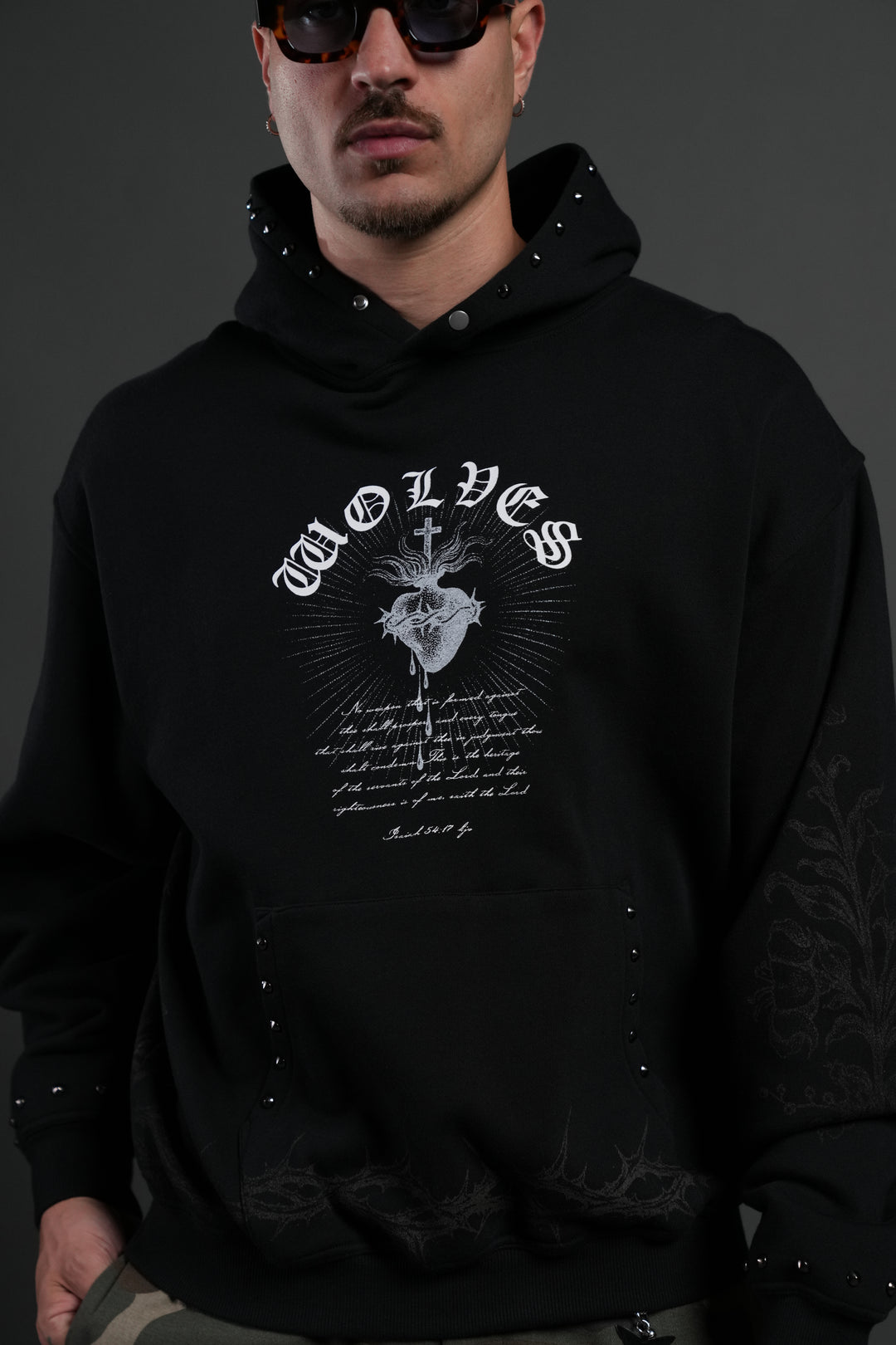 Sanctified "Pierce" Hoodie in Black