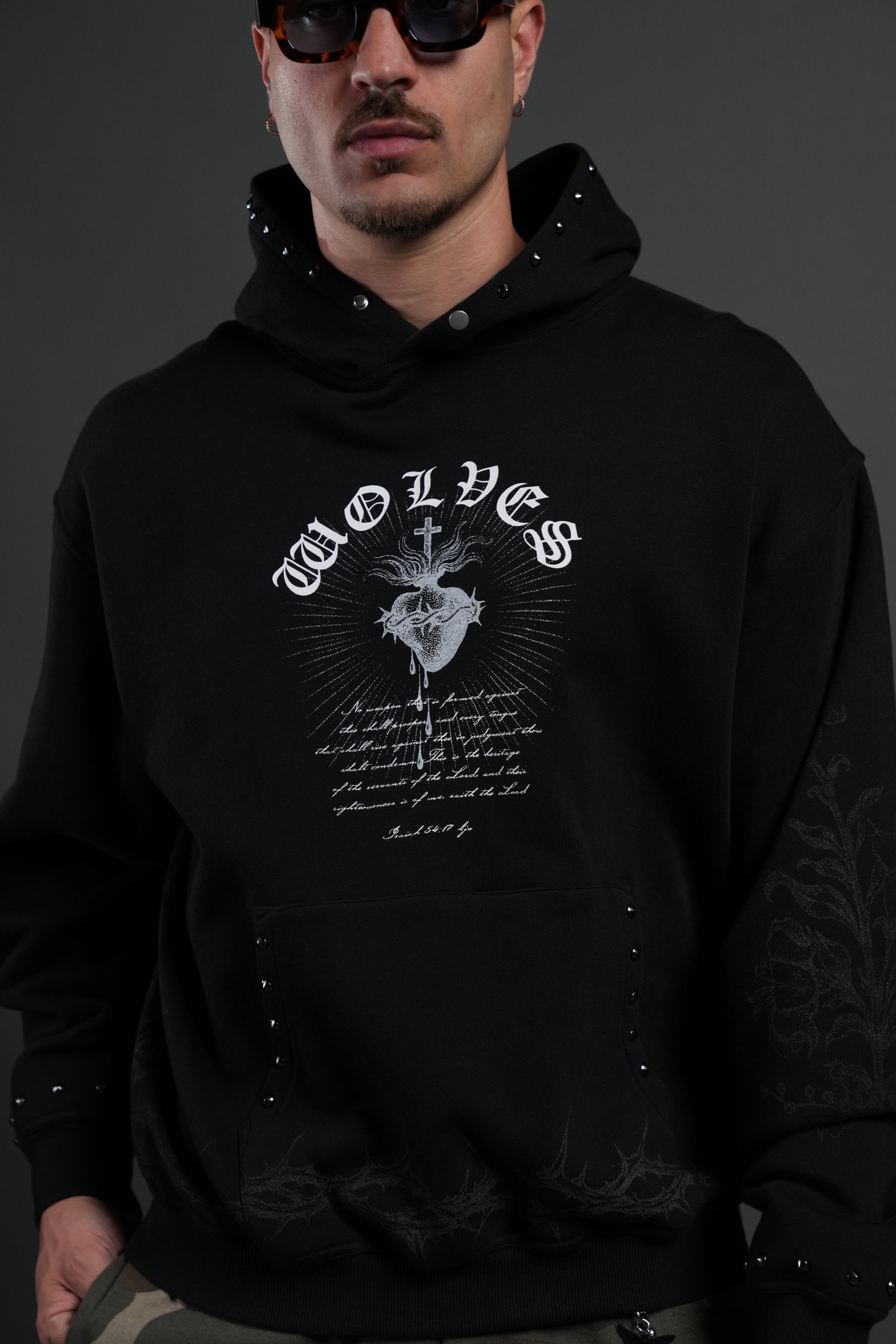 Sanctified "Pierce" Hoodie in Black