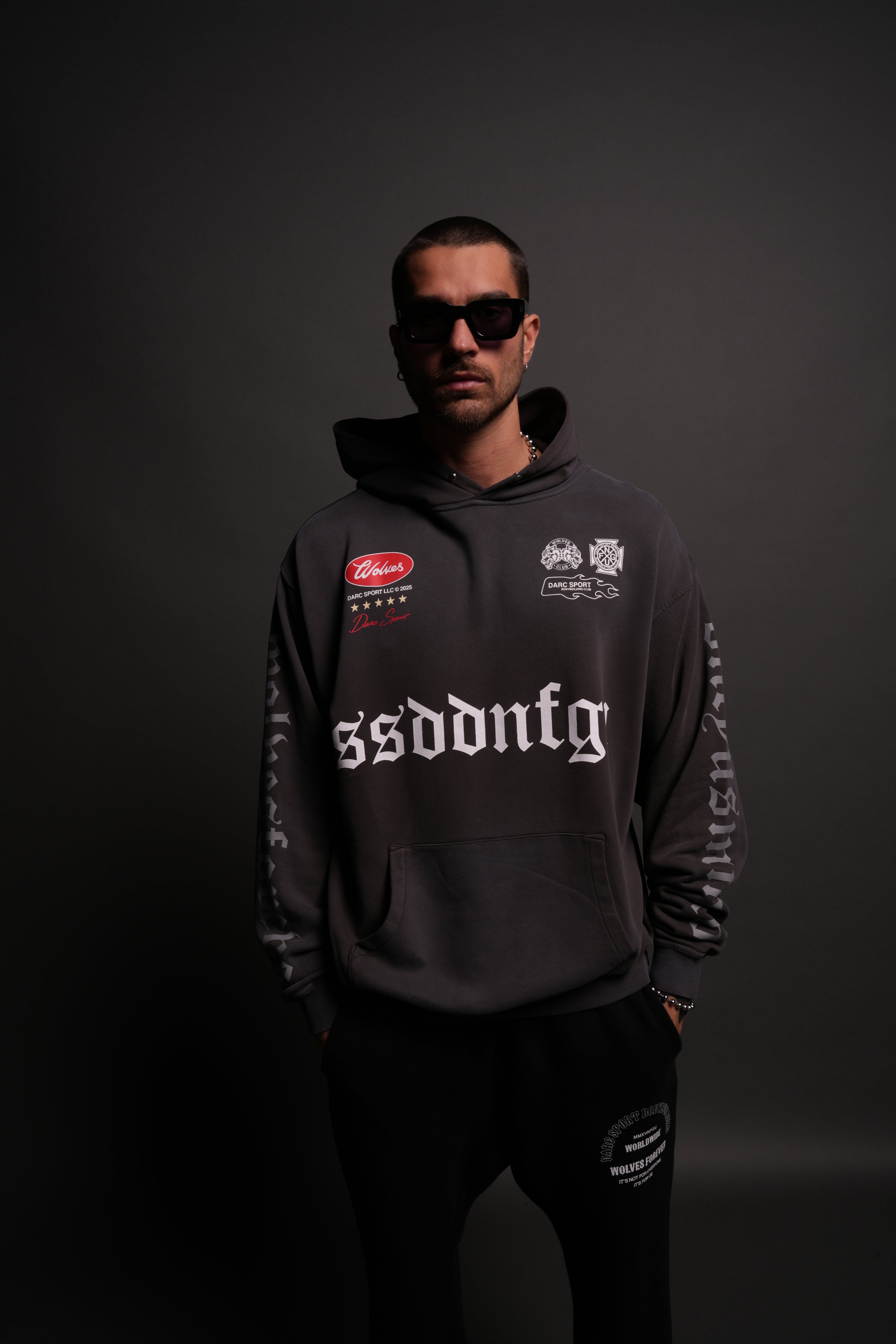 Us Forever "Pierce" Hoodie in Wolf Gray Driftwash