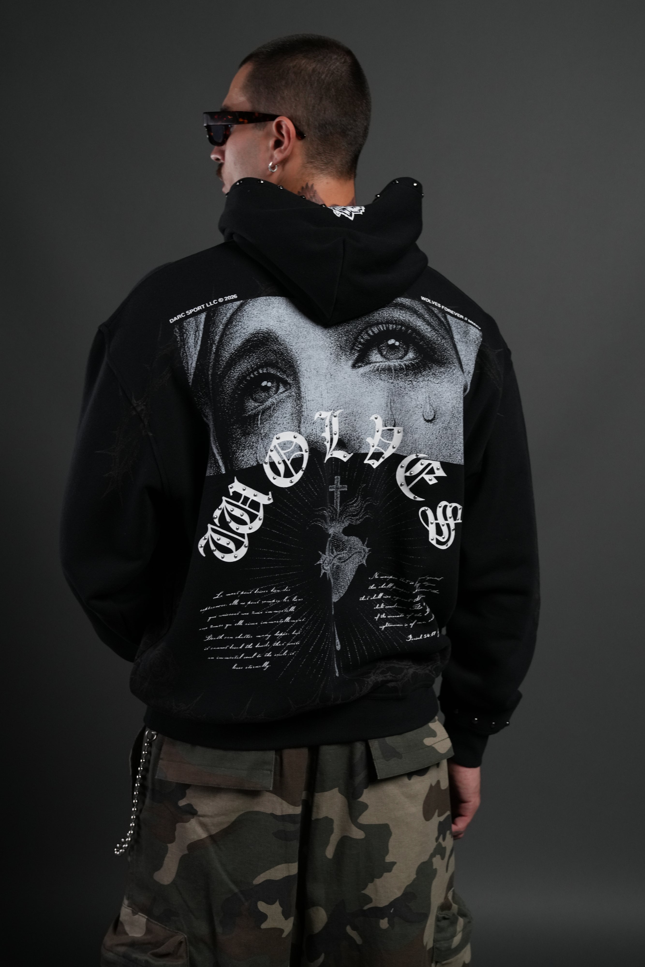 Sanctified "Pierce" Hoodie in Black