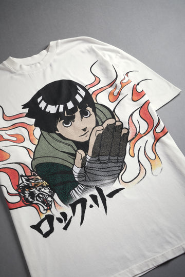 Rock "Premium" Oversized Tee in Cream