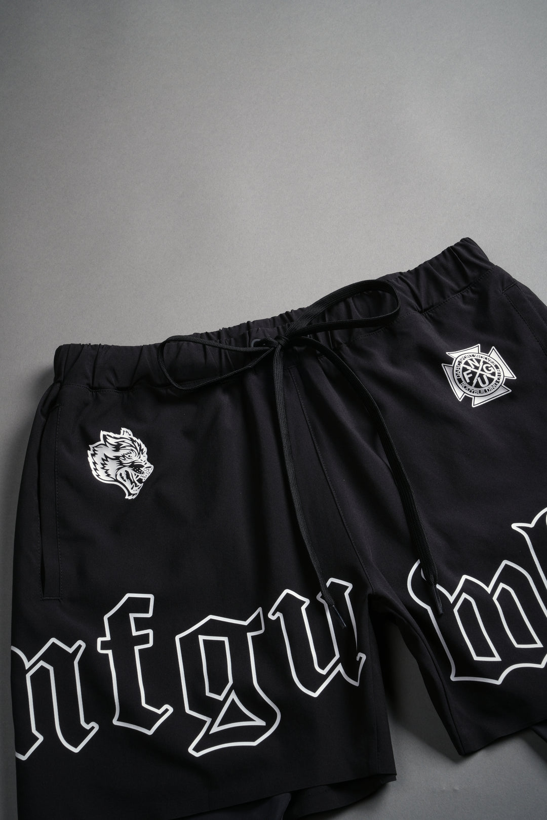 NFGU WLVS Compression Shorts in Black