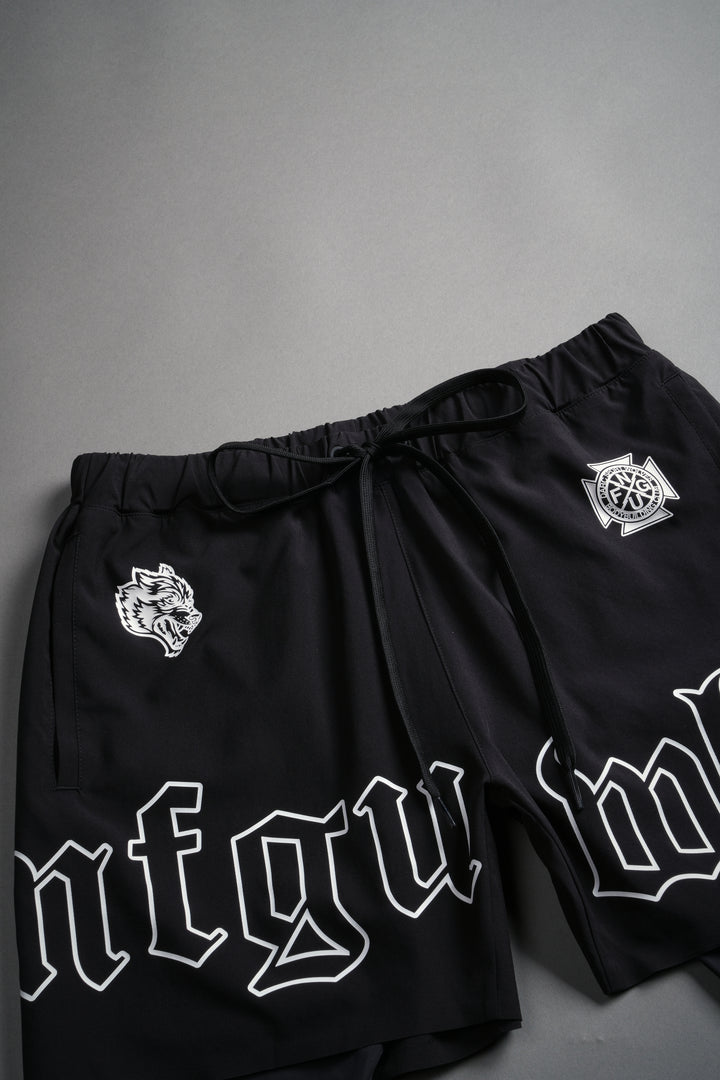 NFGU WLVS Compression Shorts in Black