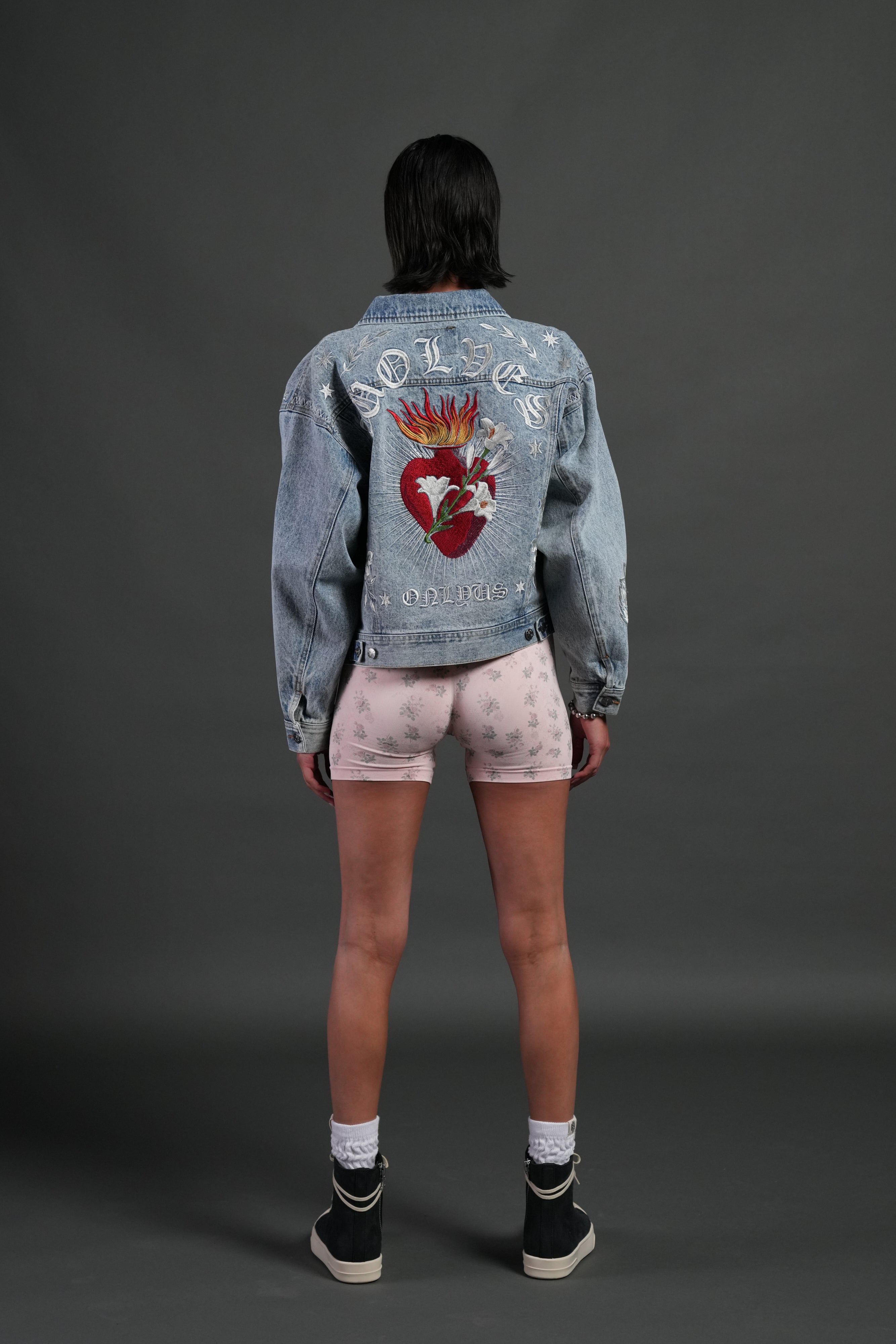 Tales We Tell She American Denim Jacket in Light Wash