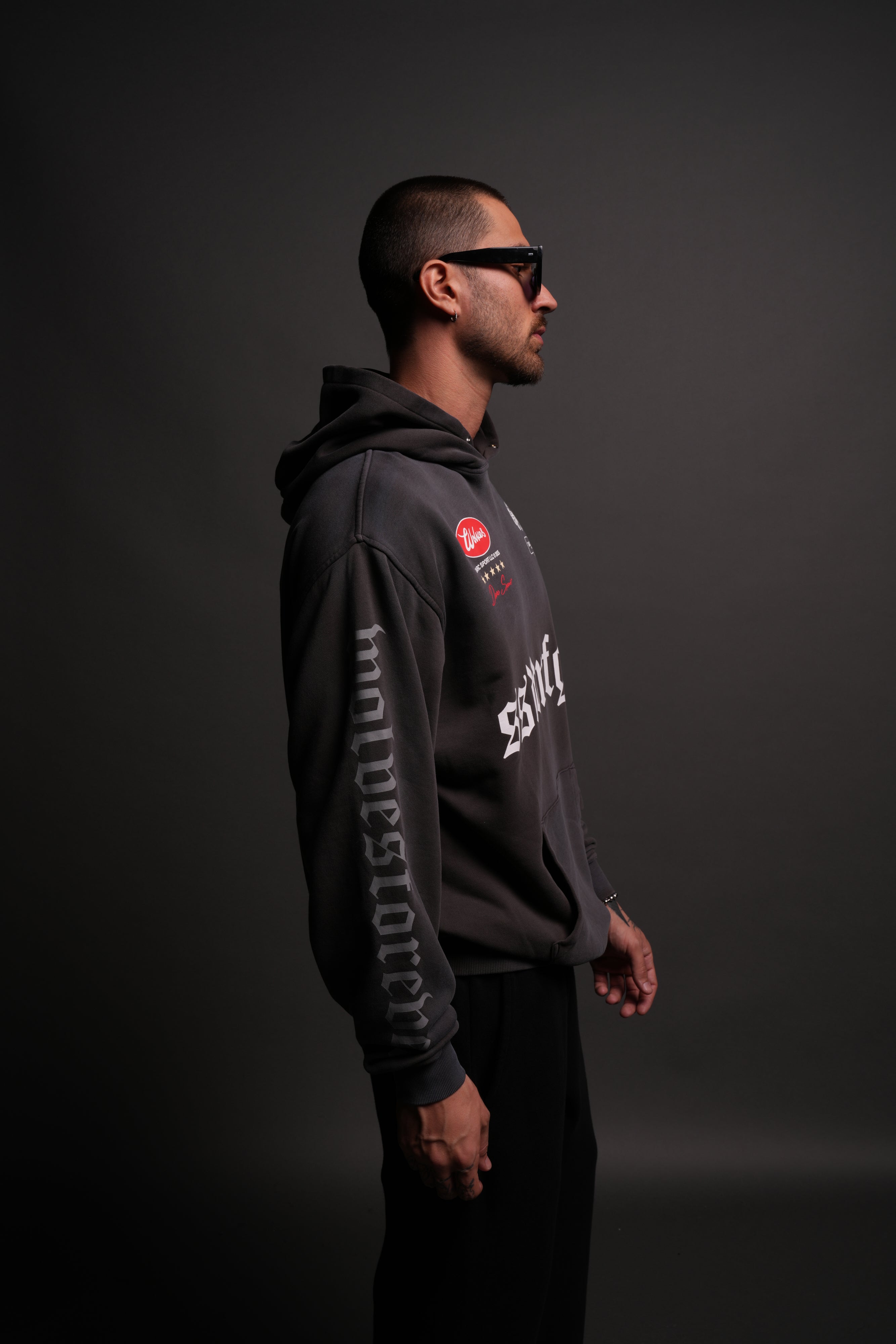 Us Forever "Pierce" Hoodie in Wolf Gray Driftwash