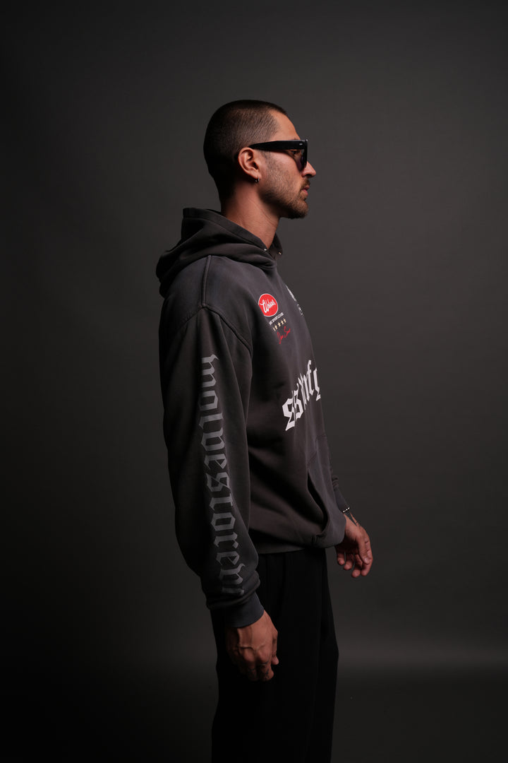 Us Forever "Pierce" Hoodie in Wolf Gray Driftwash