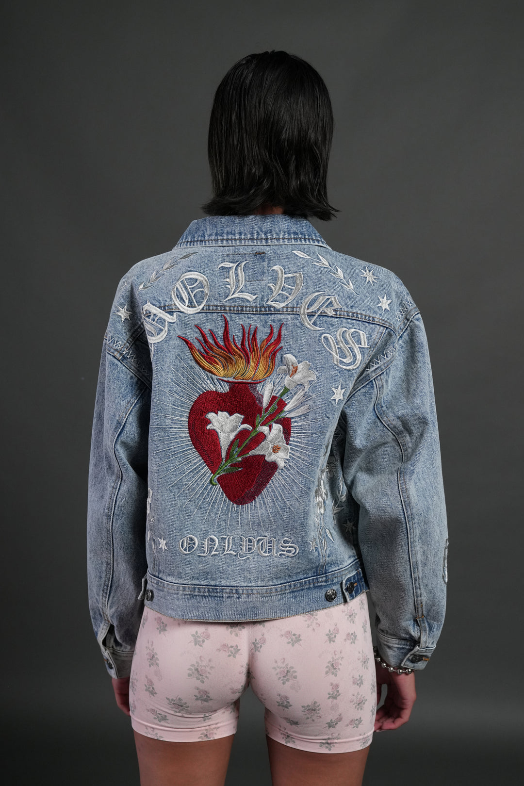 Tales We Tell She American Denim Jacket in Light Wash