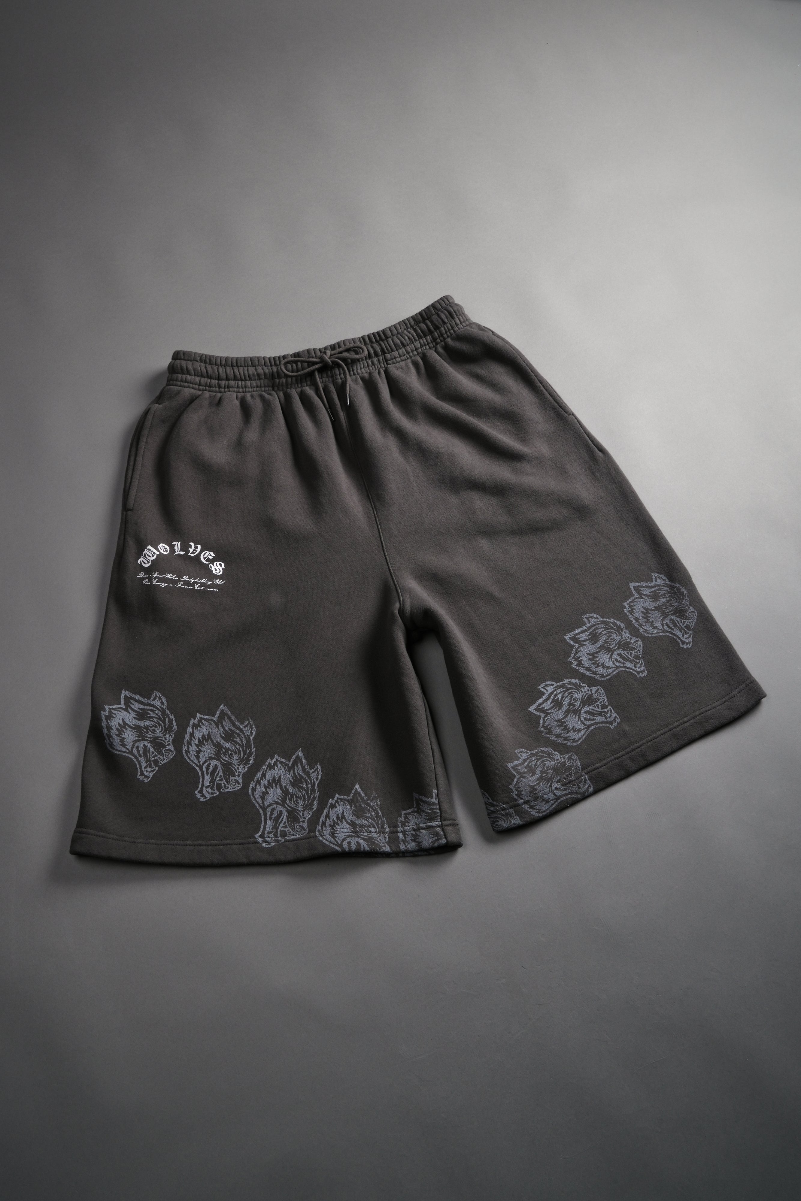 Only Wolves Oversized Osiris Sweat Shorts in Wolf Gray
