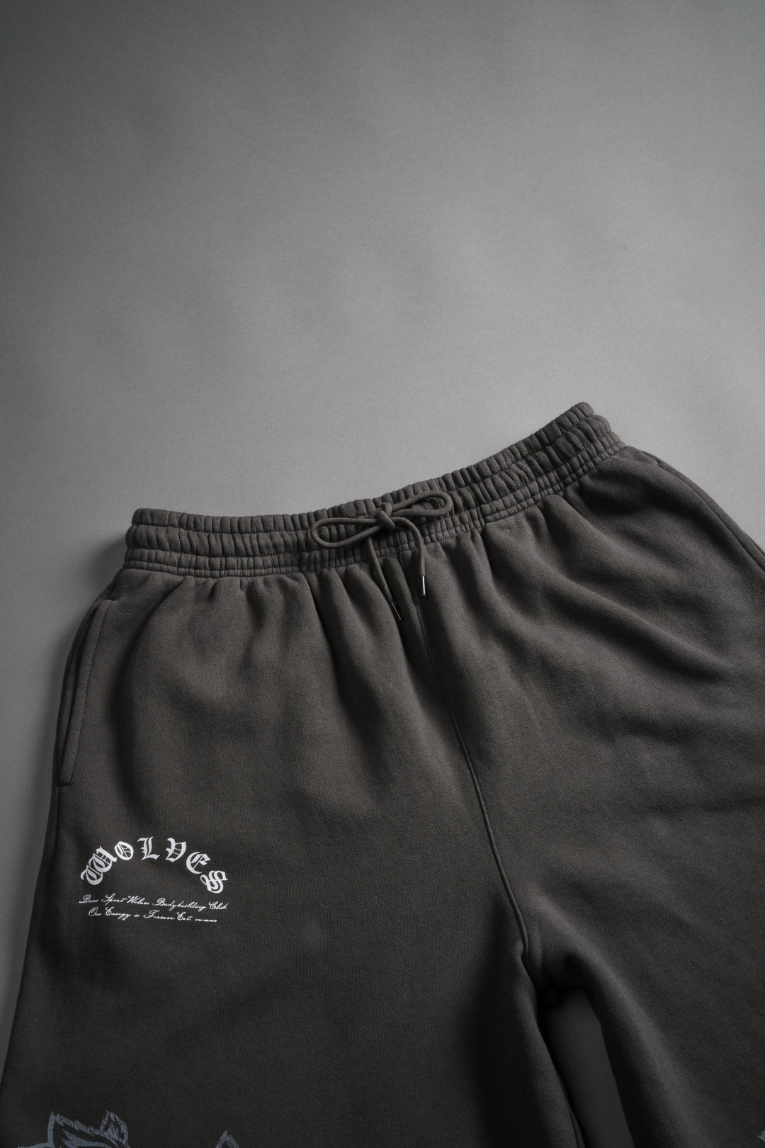Only Wolves Oversized Osiris Sweat Shorts in Wolf Gray
