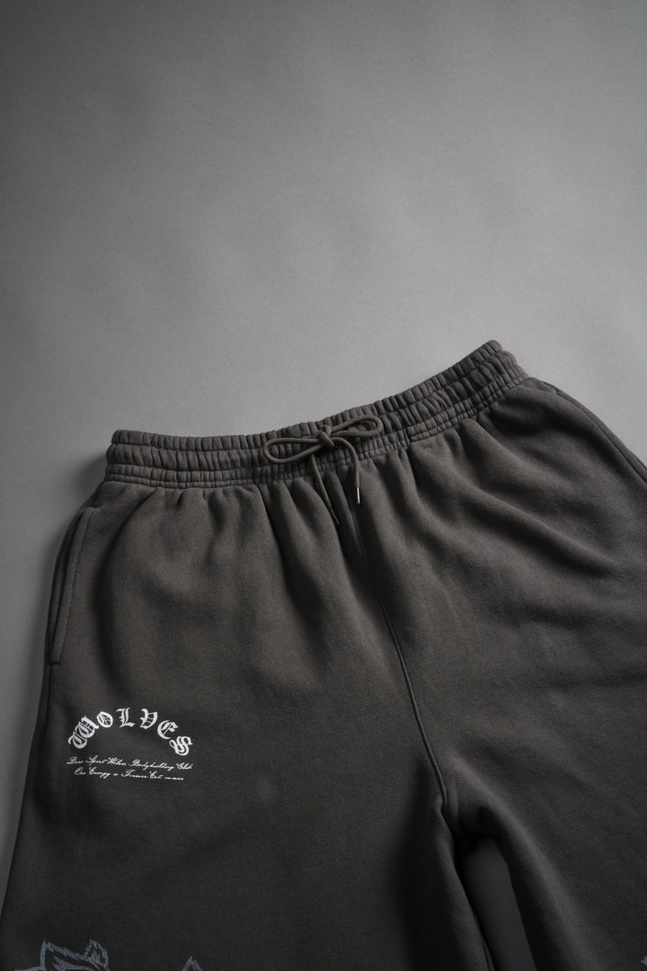 Only Wolves Oversized Osiris Sweat Shorts in Wolf Gray