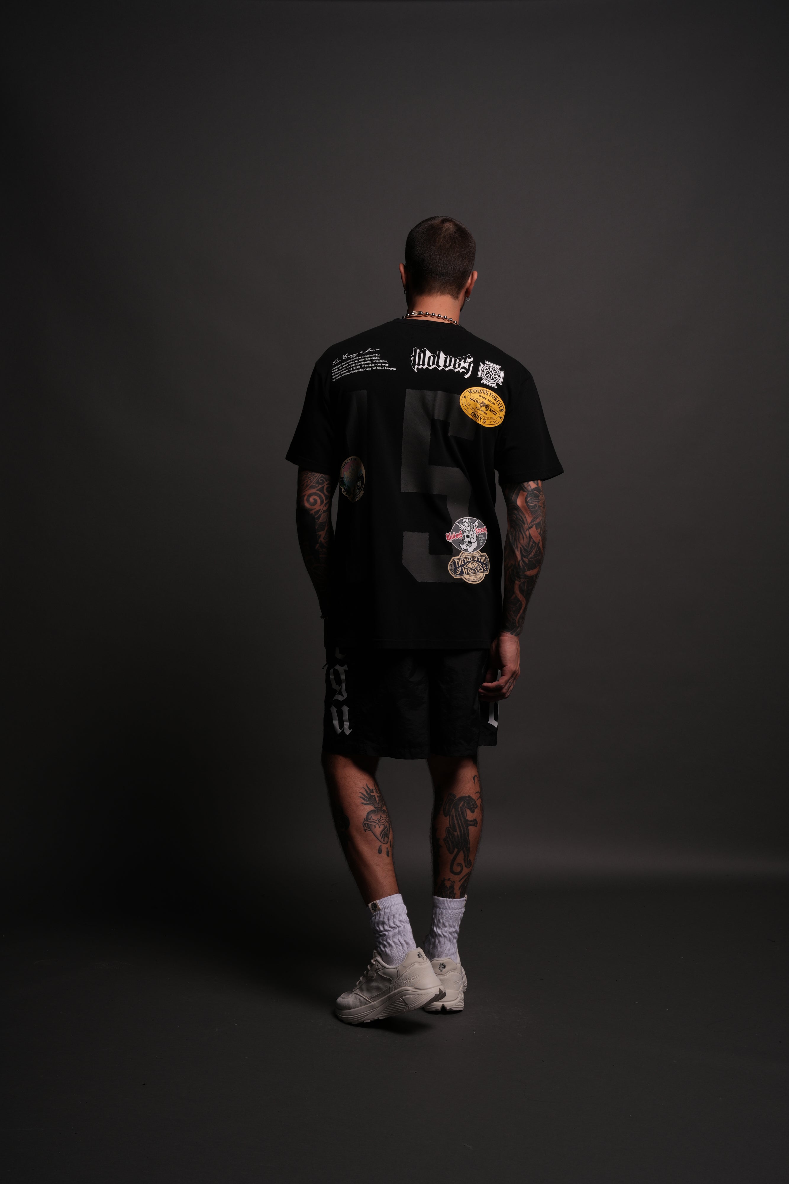 Our Badges "Premium Classic" Tee in Black