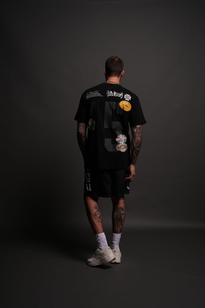 Our Badges "Premium Classic" Tee in Black