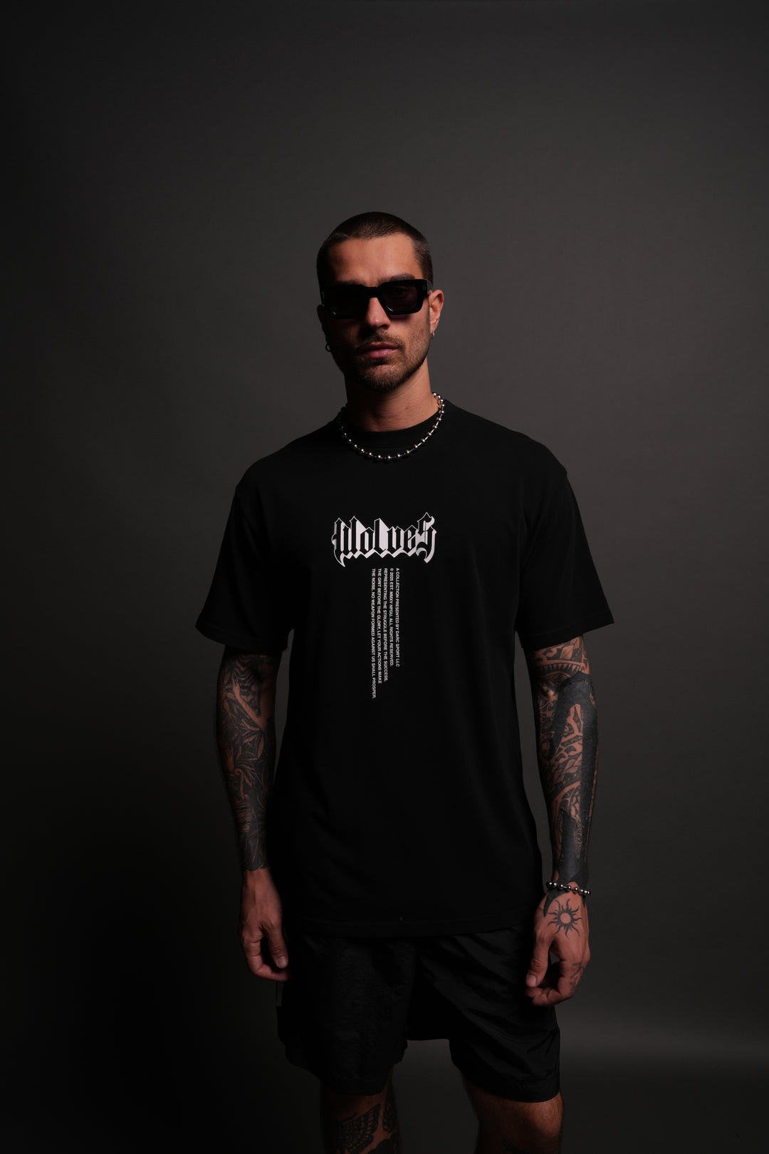 Our Badges "Premium Classic" Tee in Black