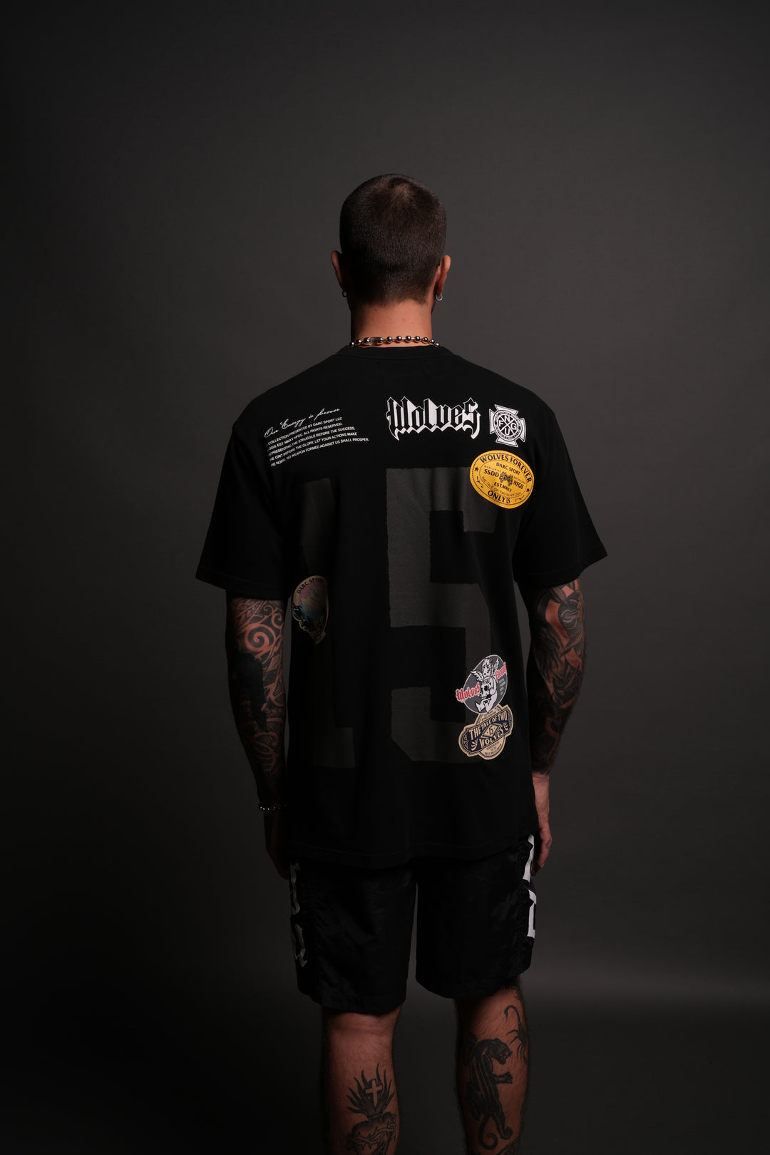 Our Badges "Premium Classic" Tee in Black
