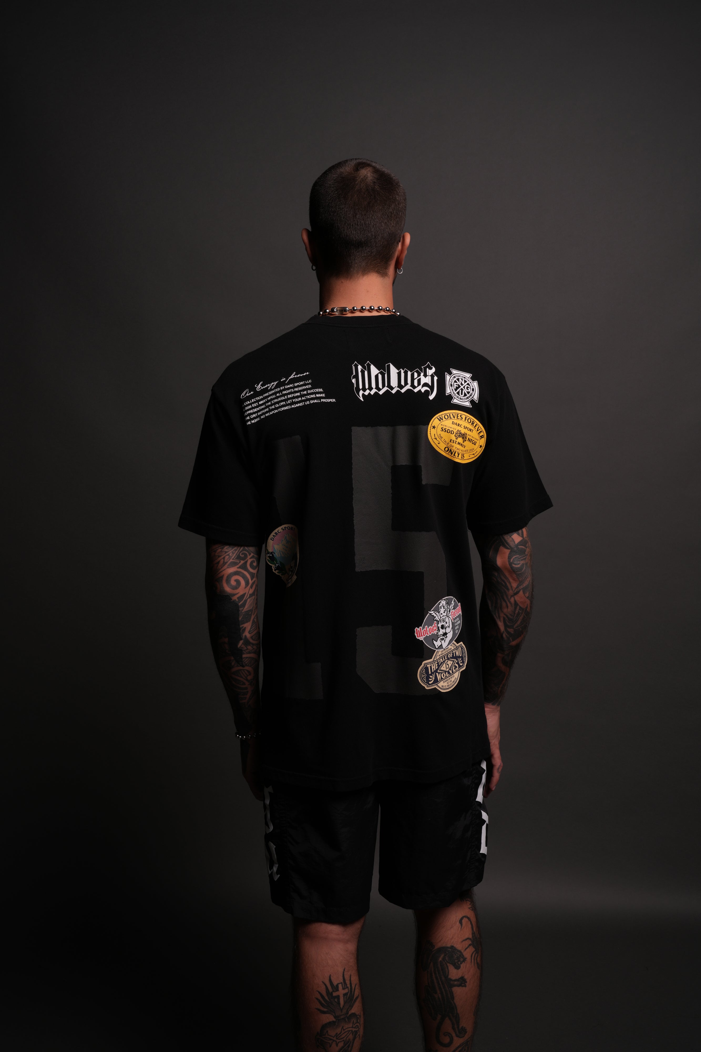 Our Badges "Premium Classic" Tee in Black