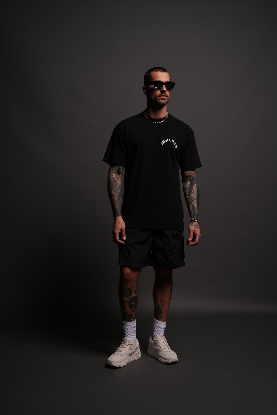 Chopper Wolf "Premium Classic" Tee in Black