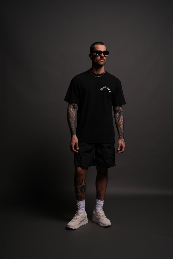 Chopper Wolf "Premium Classic" Tee in Black
