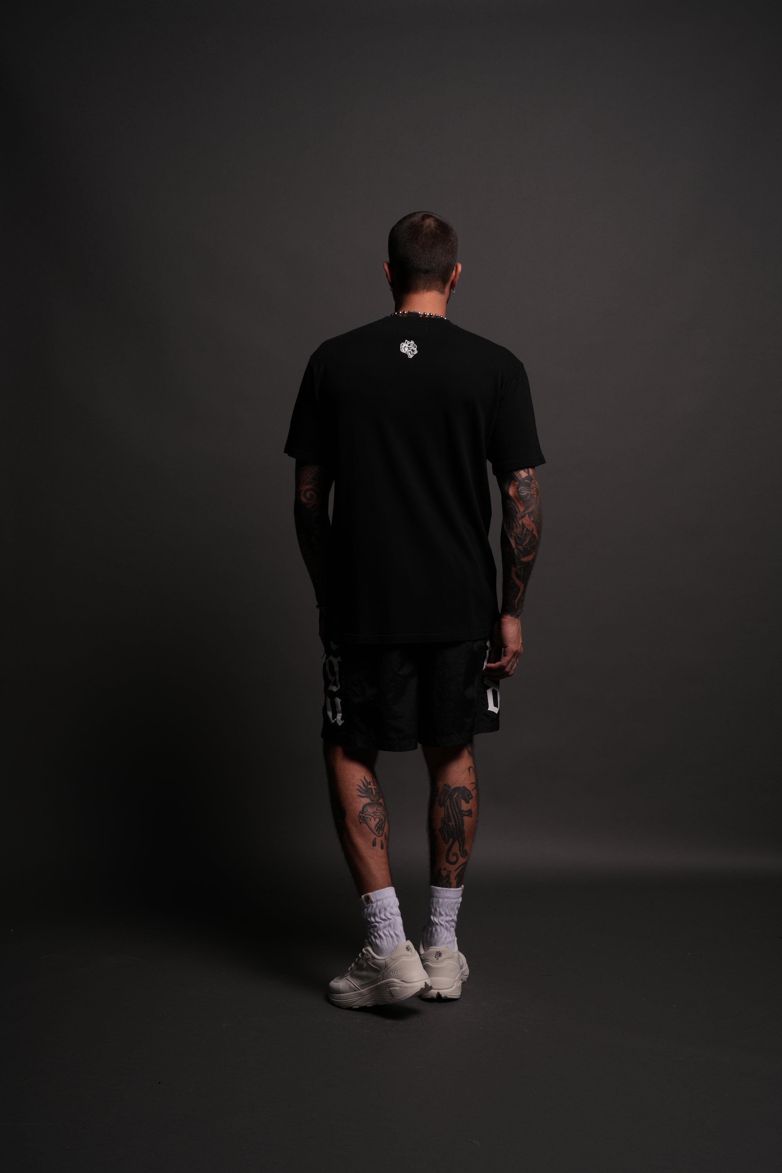 Chopper Wolf "Premium Classic" Tee in Black