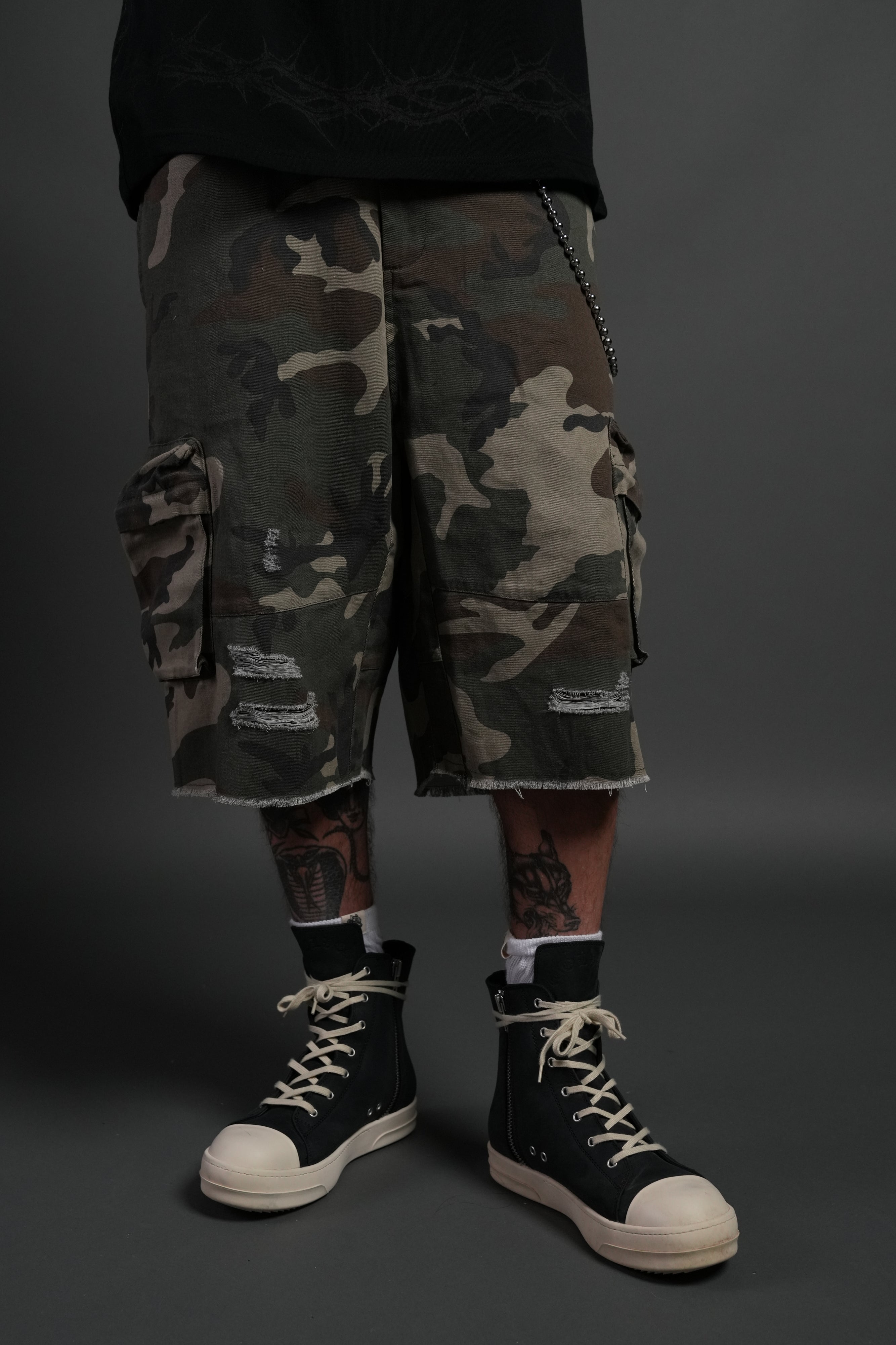 Darc Sport Wolves 3/4 Shorts CAMO 短パン Wolves Chopper Duke Cargo Shorts in Creekwood Camo – DarcSport