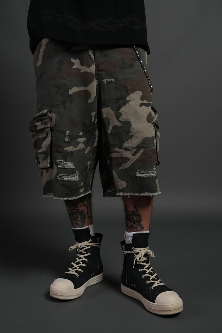 Wolves Chopper Duke Cargo Shorts in Creekwood Camo