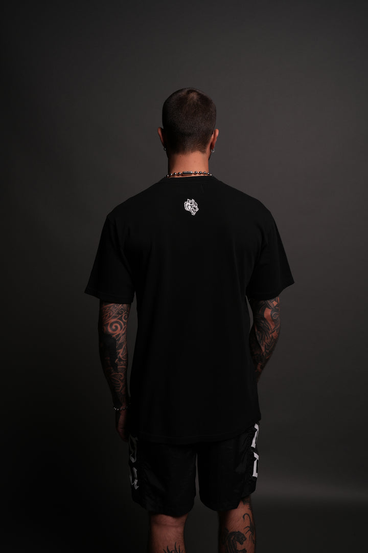 Chopper Wolf "Premium Classic" Tee in Black
