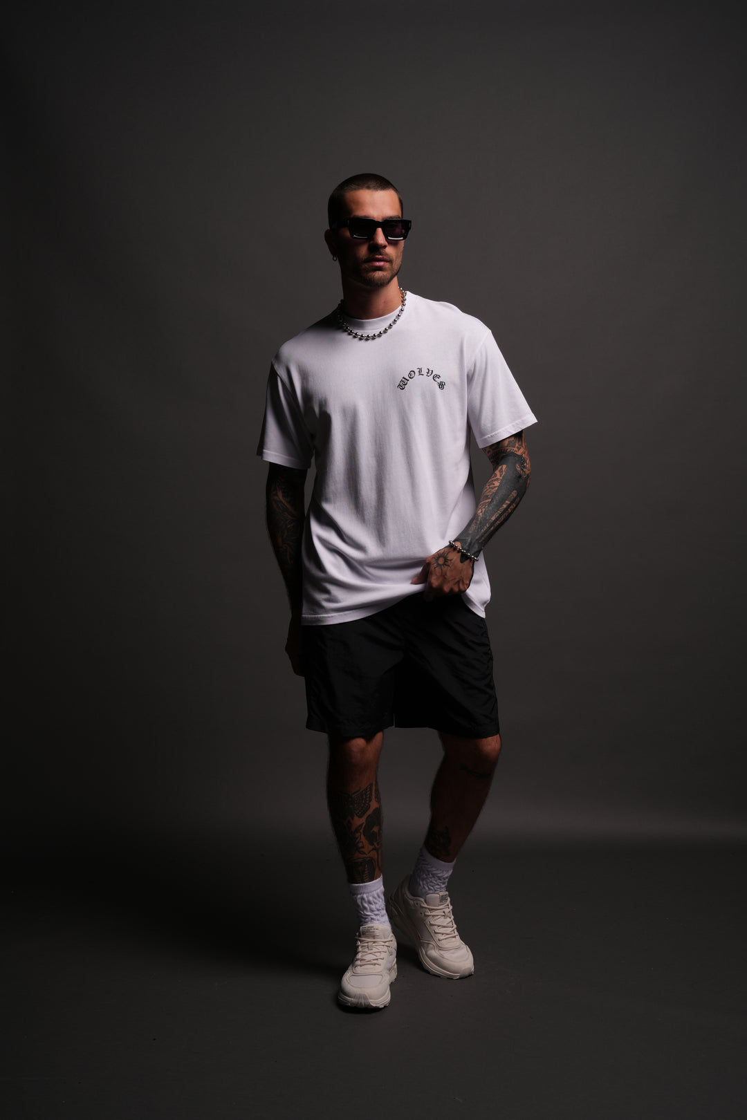 Chopper Wolf "Premium Classic" Tee in White